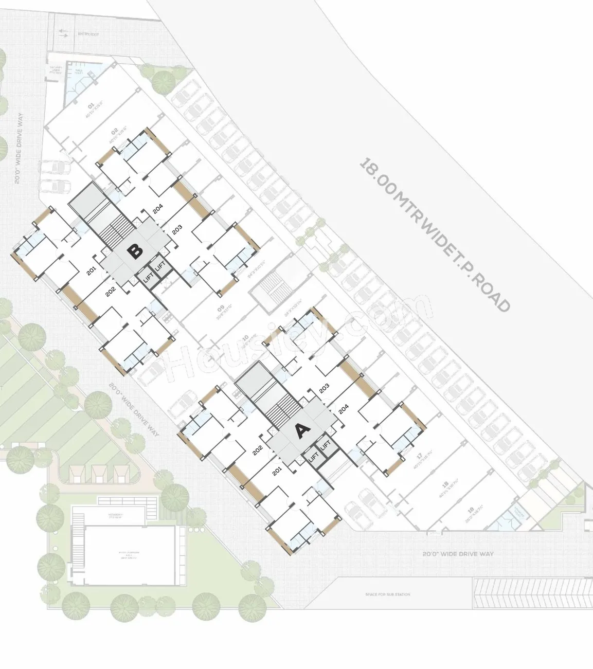Siddhi Aarohi Vivianna Floor plan 1