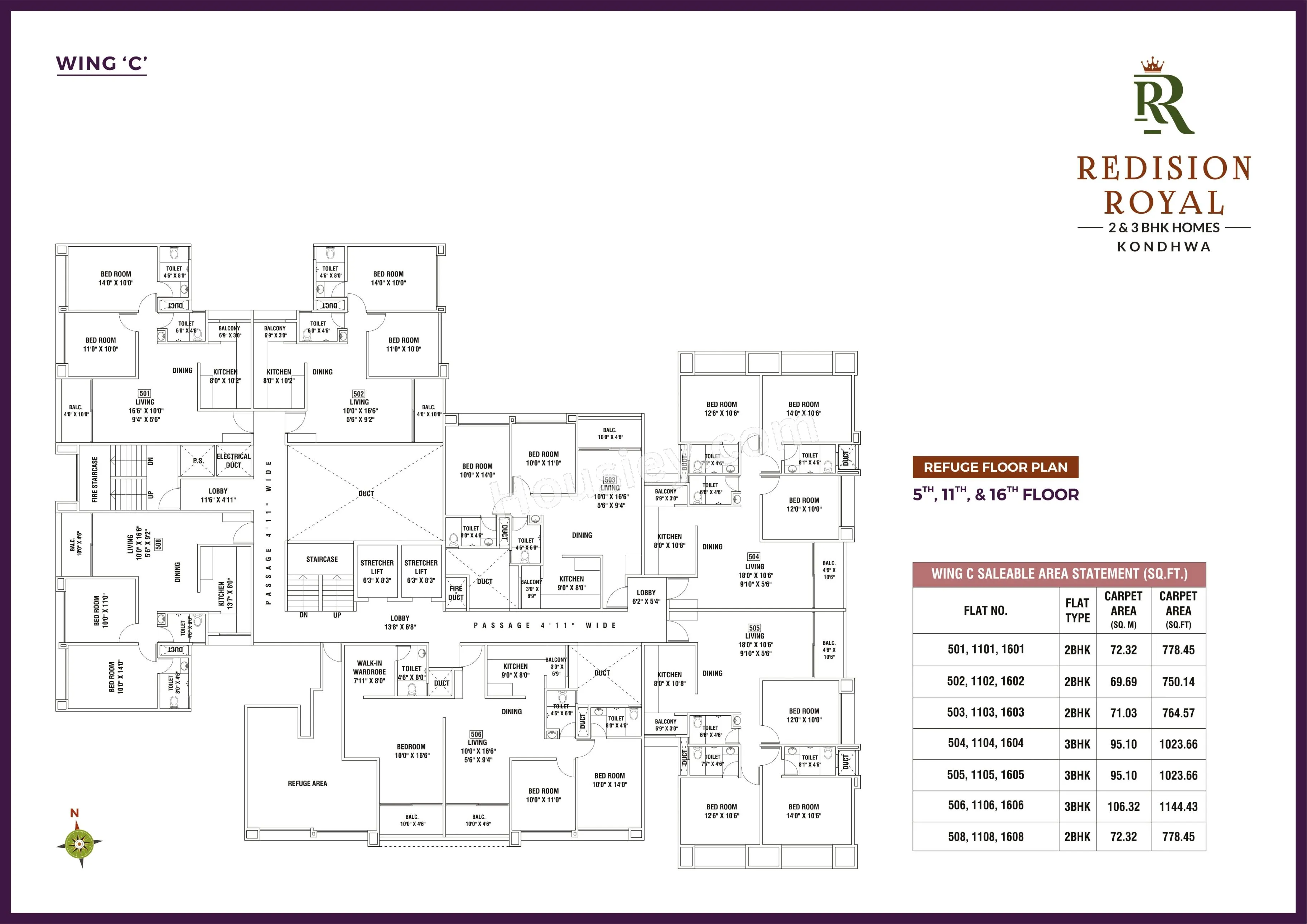 Siddhi Redision Royal Floor plan 1