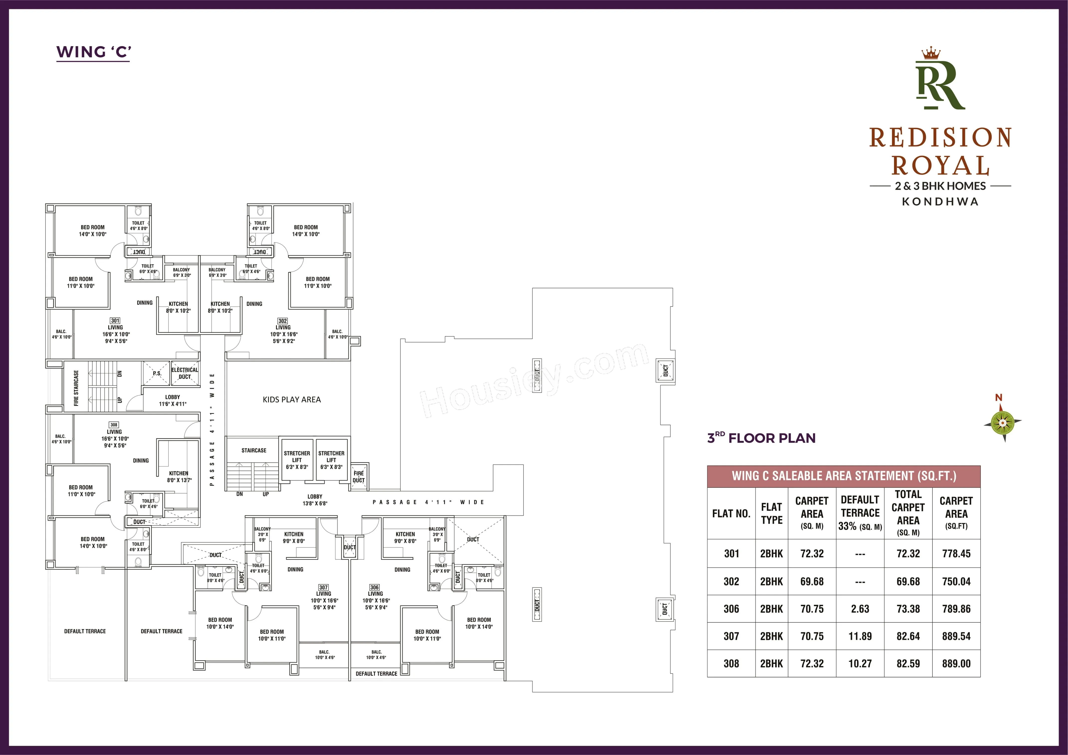 Siddhi Redision Royal Floor plan 3