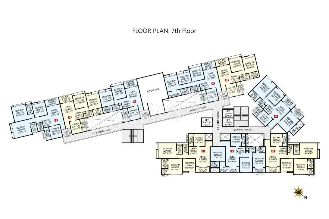 Siddhivinayak Eternity Towers Floor plan 3