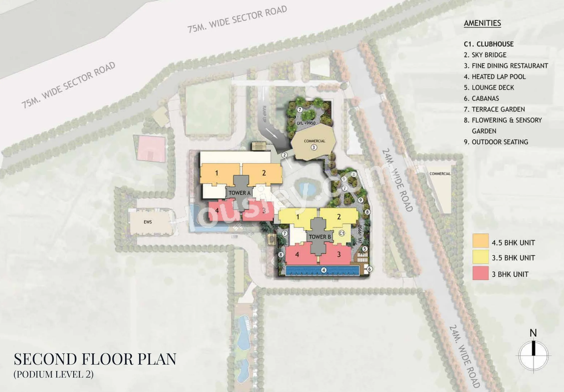 Signature Global Twin Tower DXP Floor plan 3