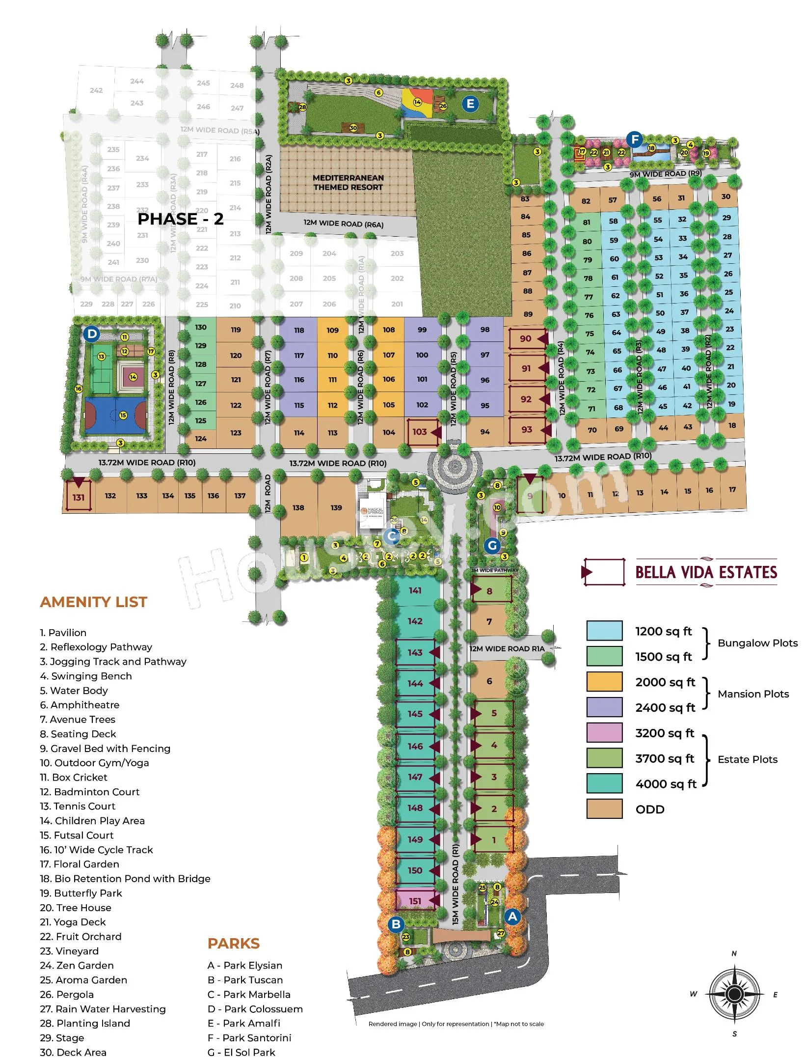 Siri Malle Magical Springs Floor Plan