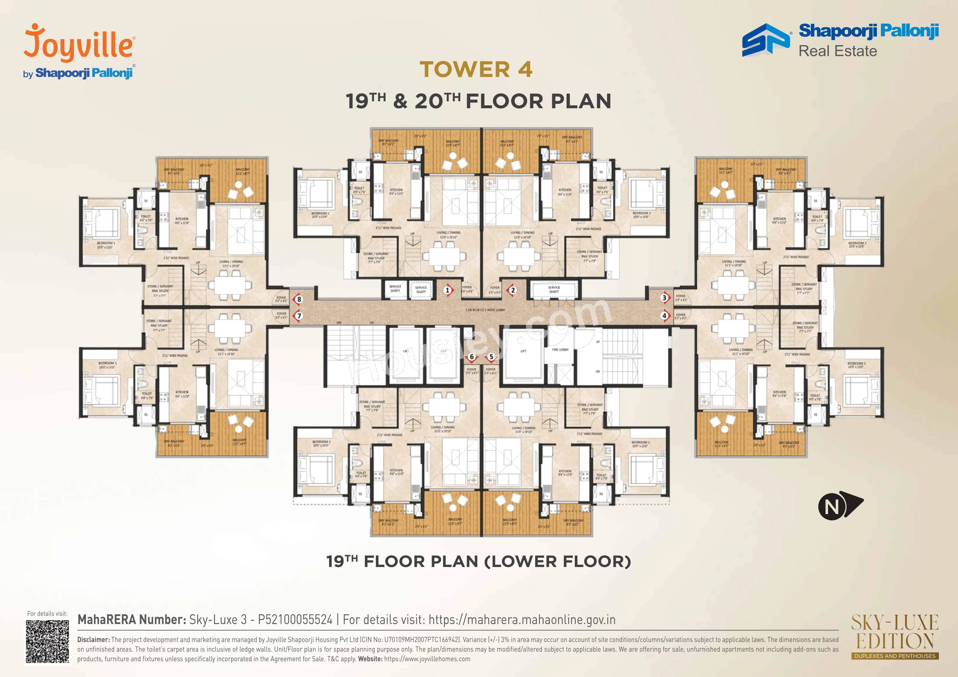 Sky Luxe Joyville Floor plan 3