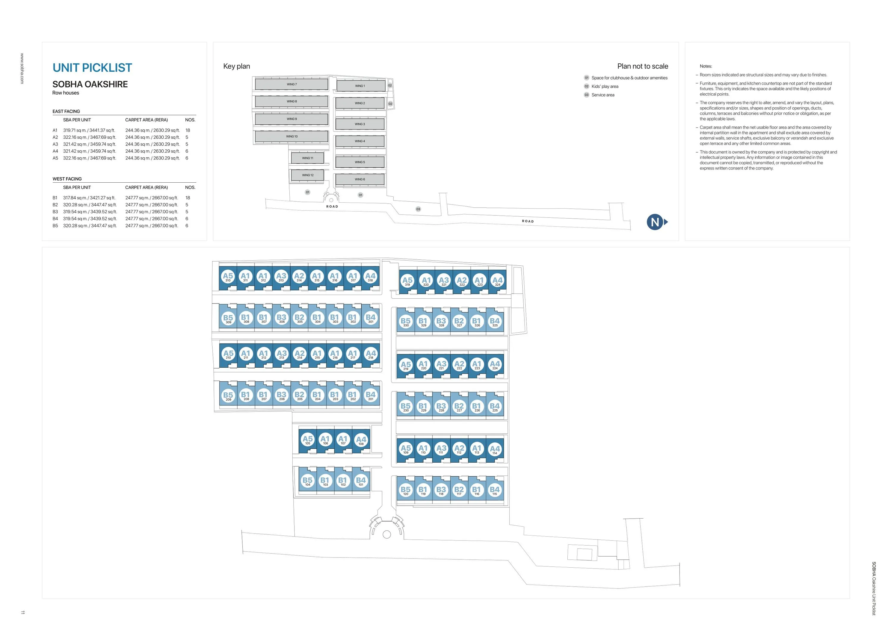 Sobha Oakshire Floor plan 2