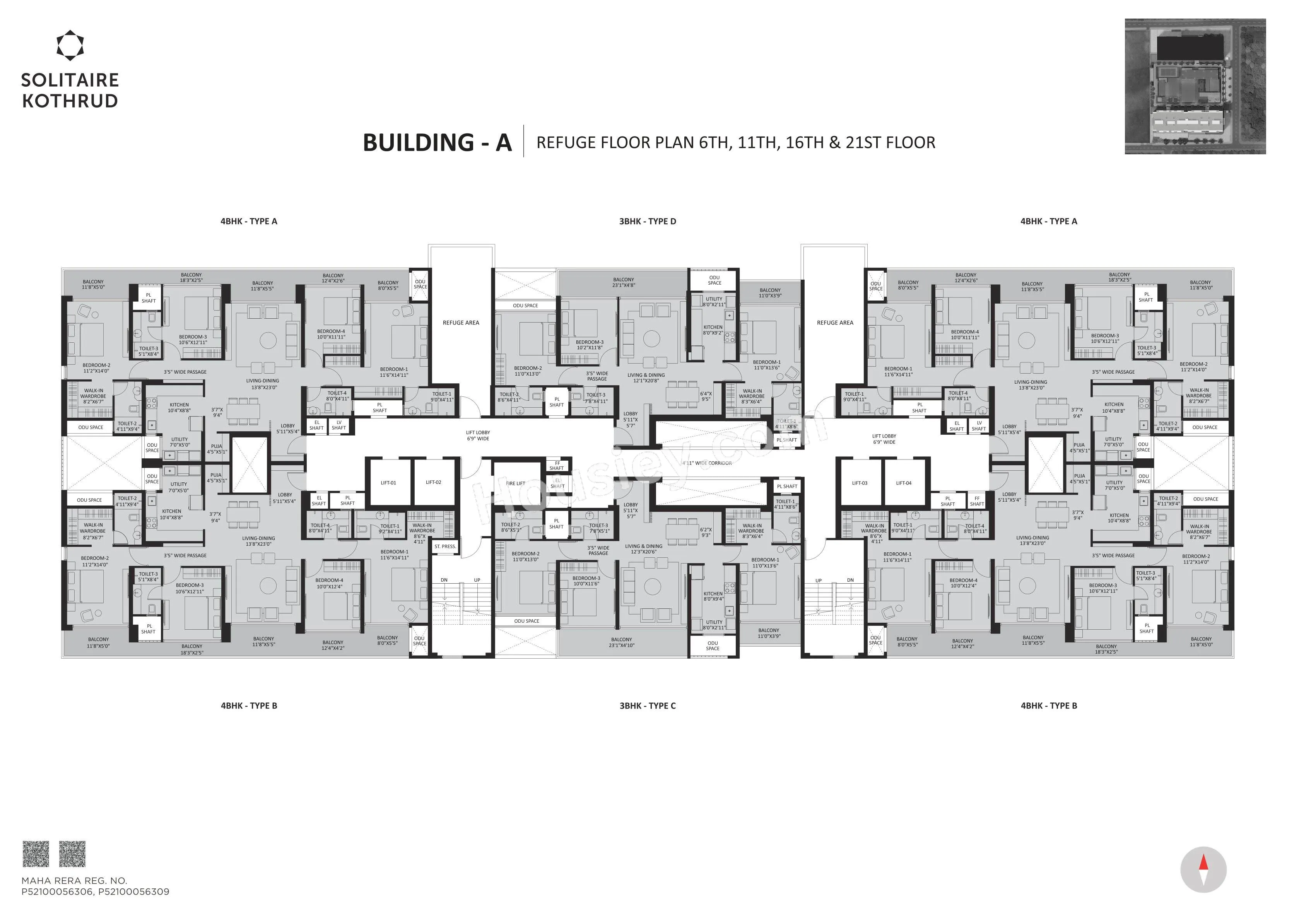 Solitaire Kothrud Floor plan 1
