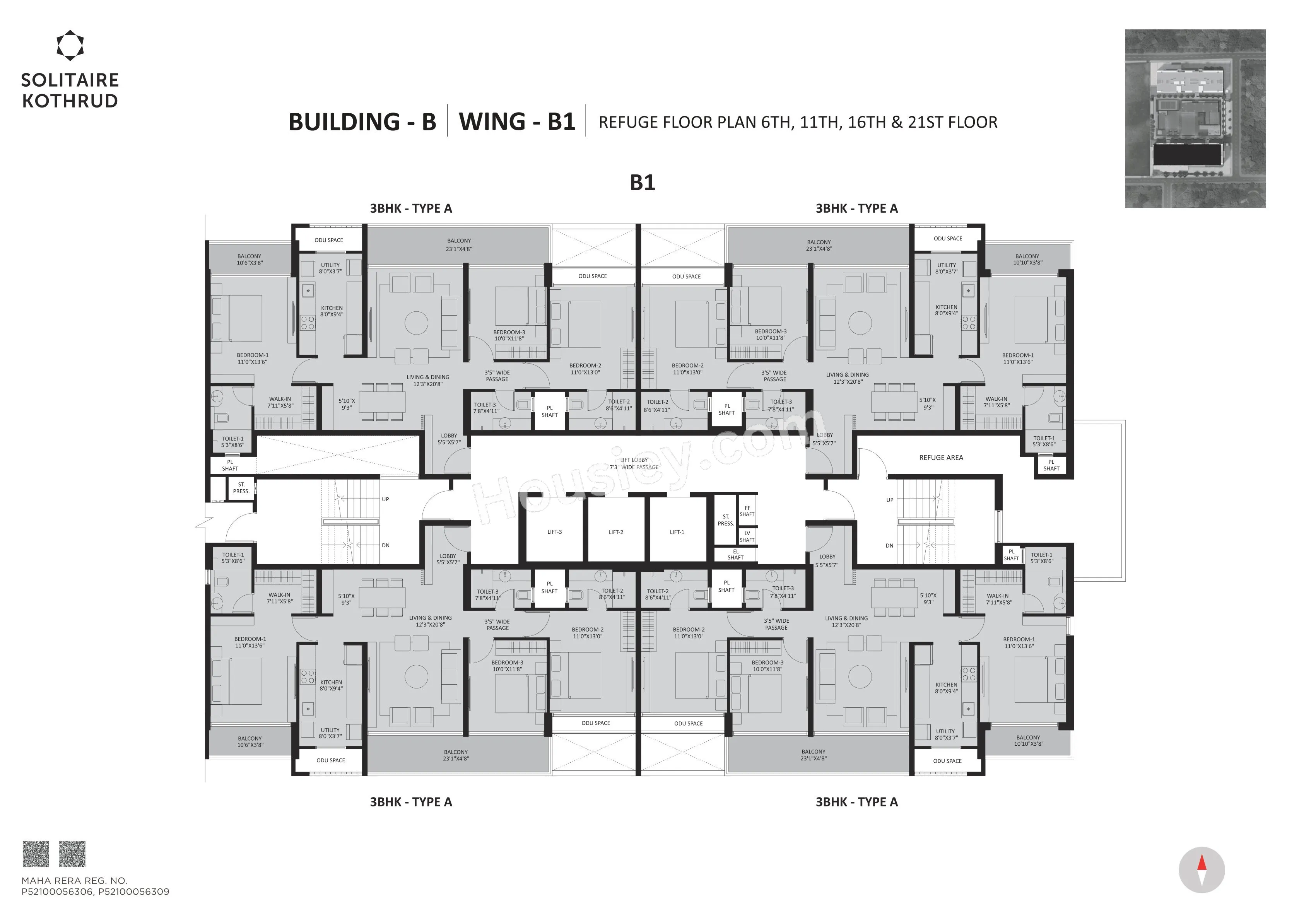 Solitaire Kothrud Floor plan 4