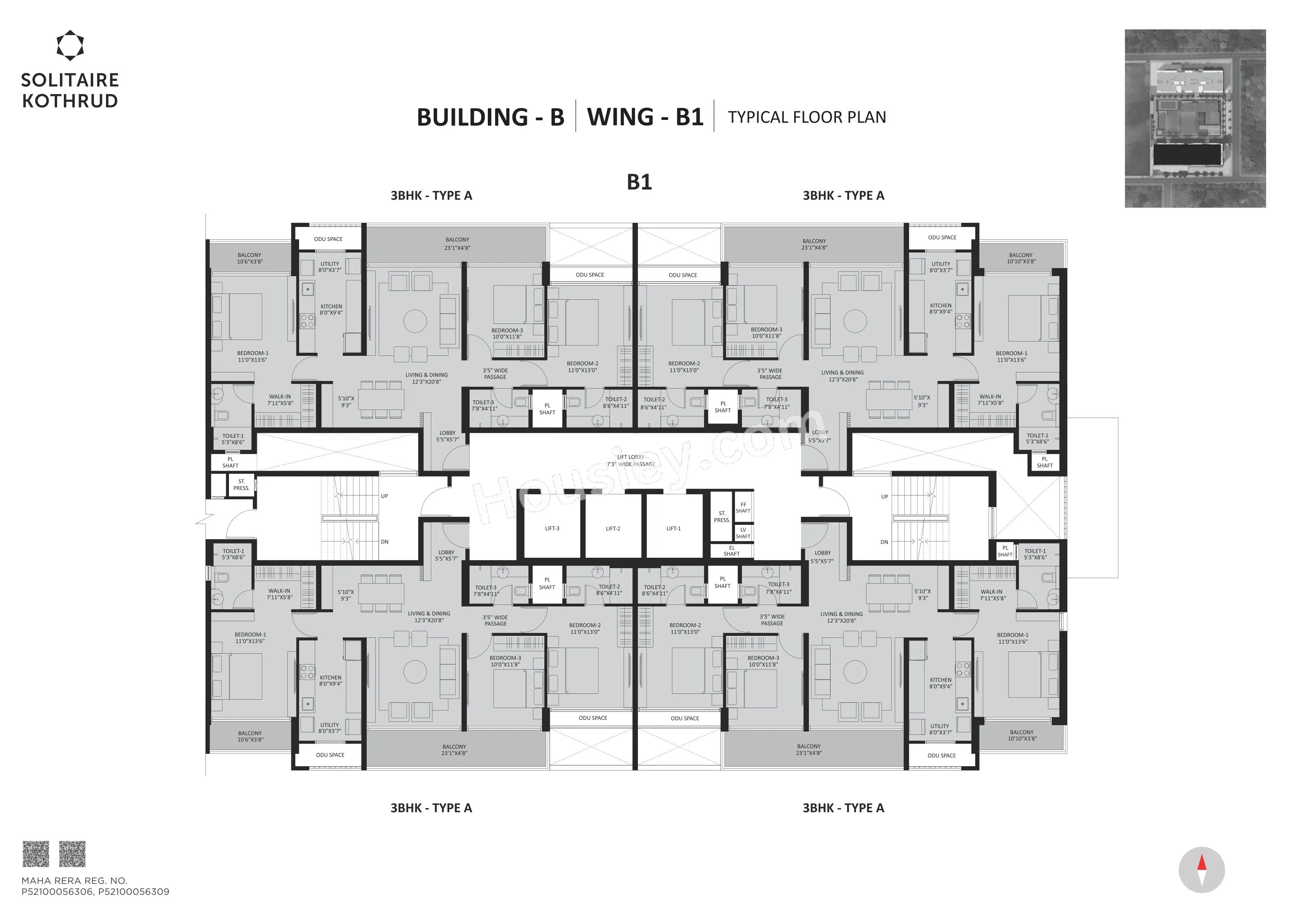Solitaire Kothrud Floor plan 3