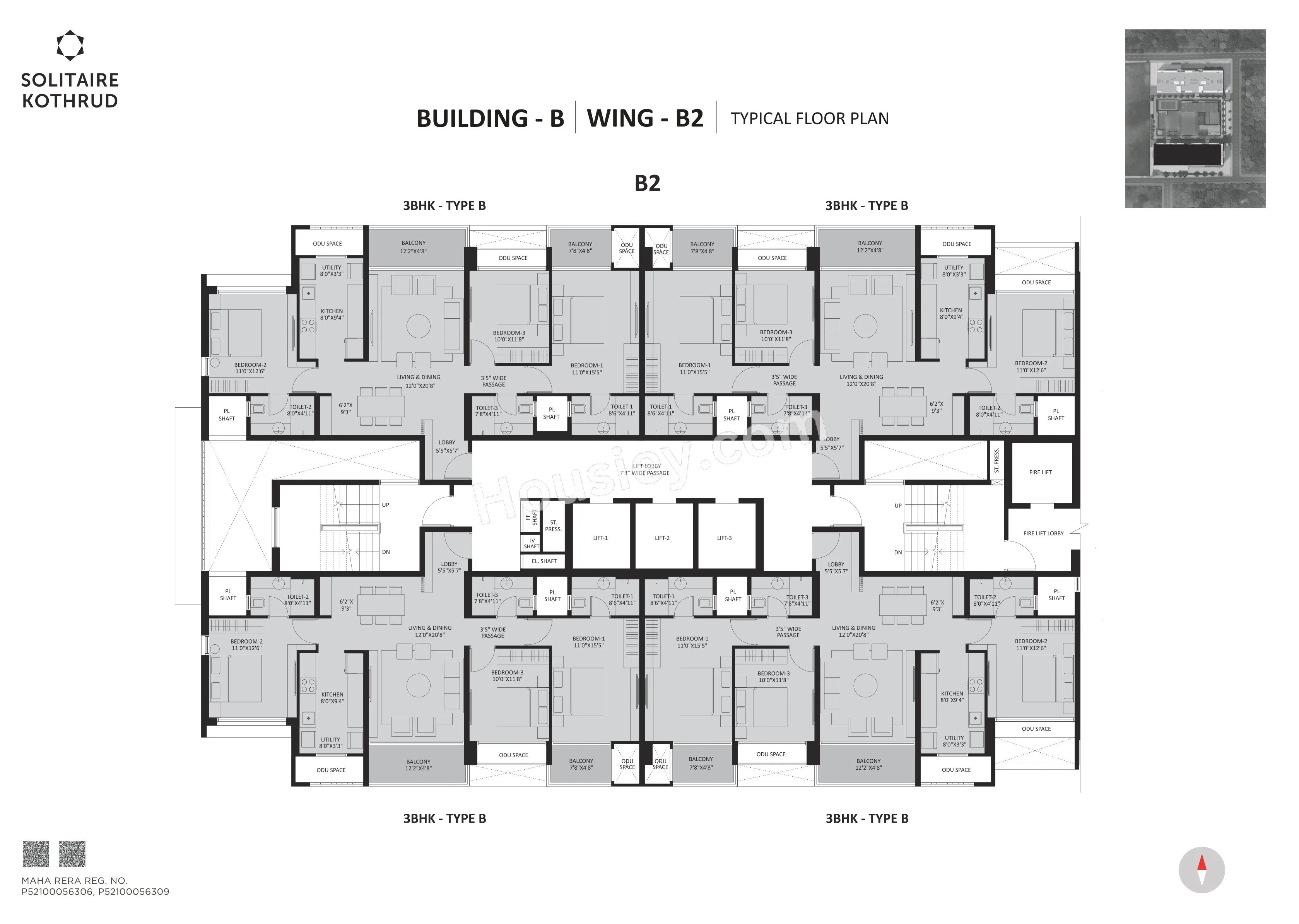 Solitaire Kothrud Floor plan 6