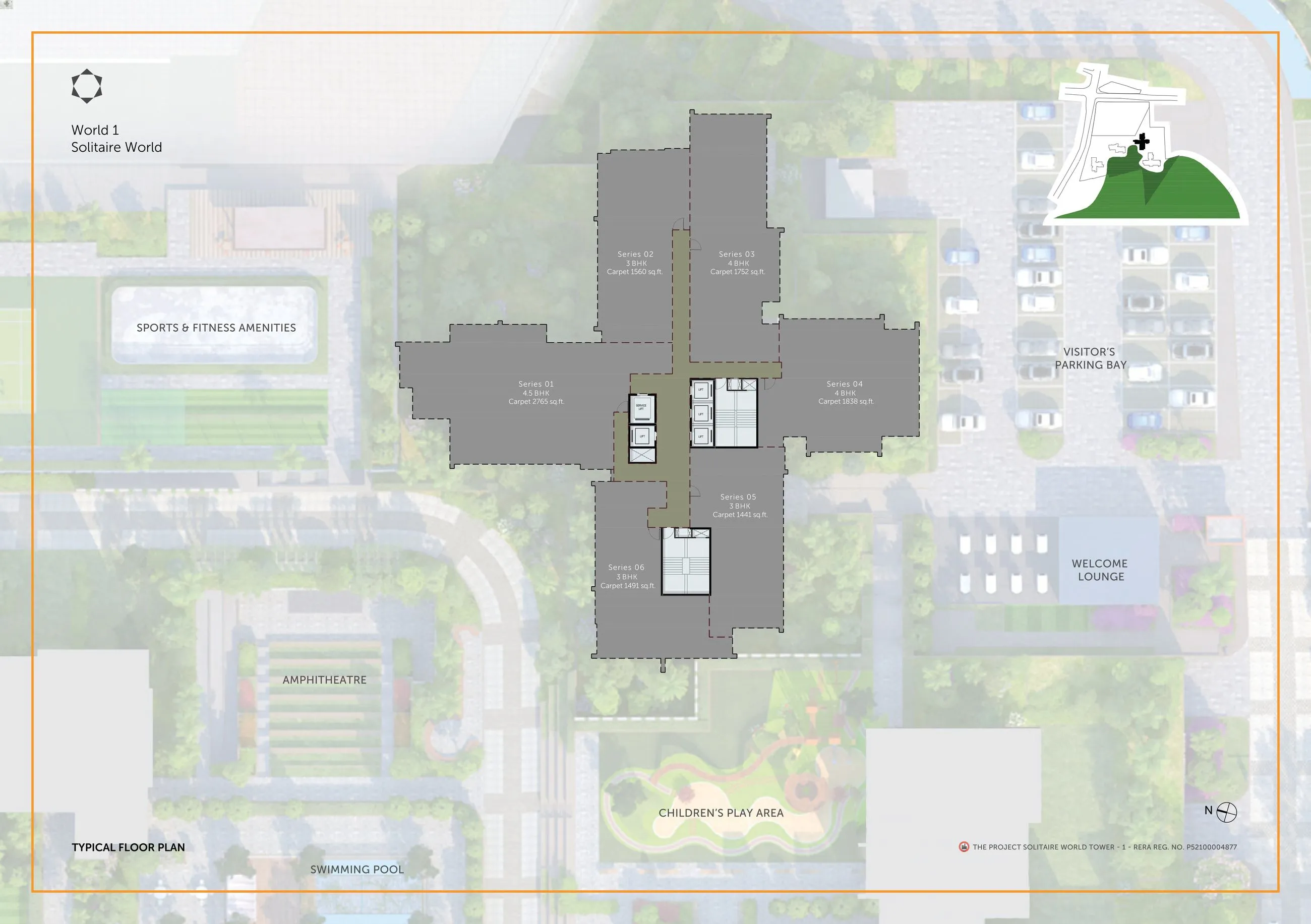 Solitaire World Floor plan 1