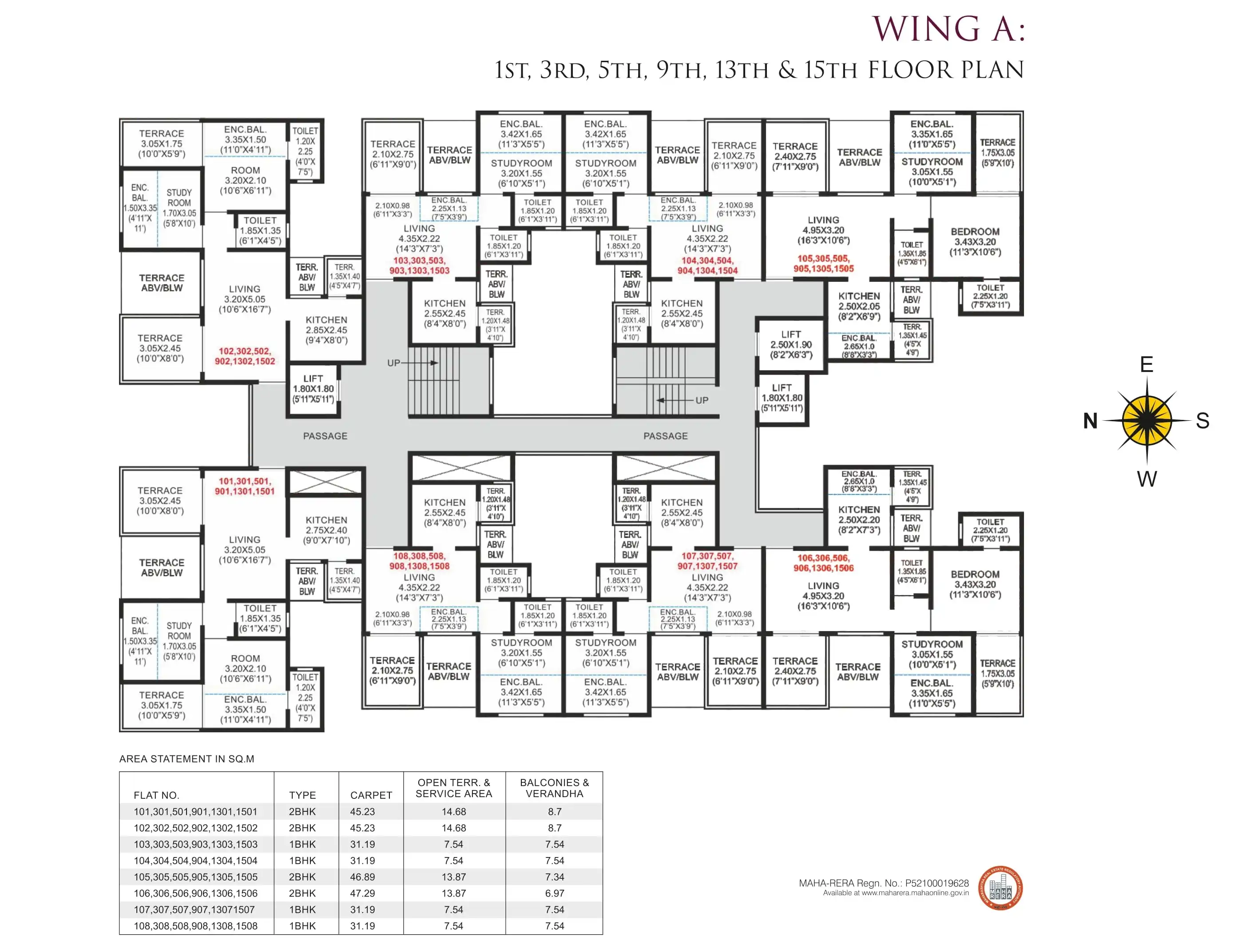 Sonigara Presidency Floor plan 1