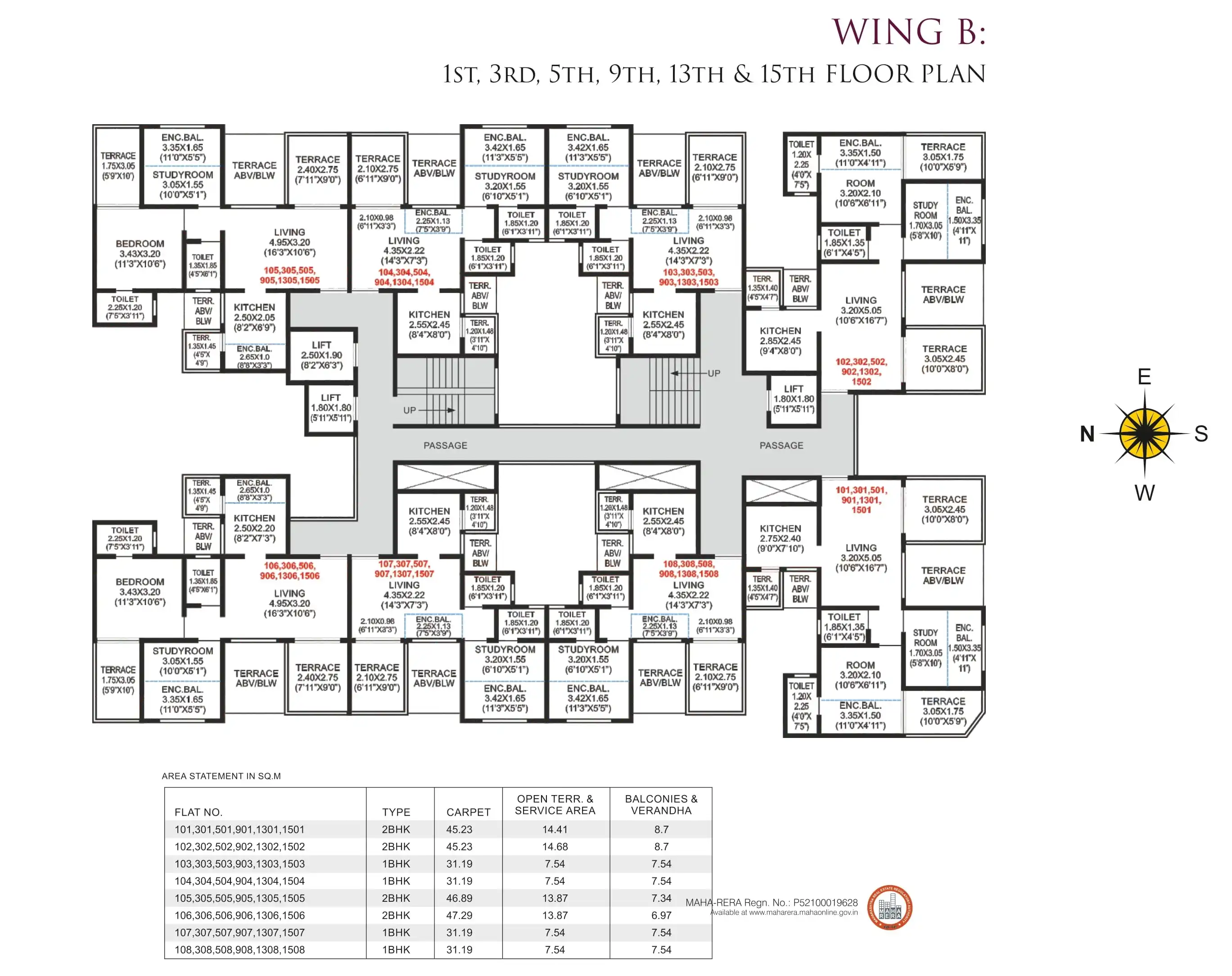 Sonigara Presidency Floor plan 2