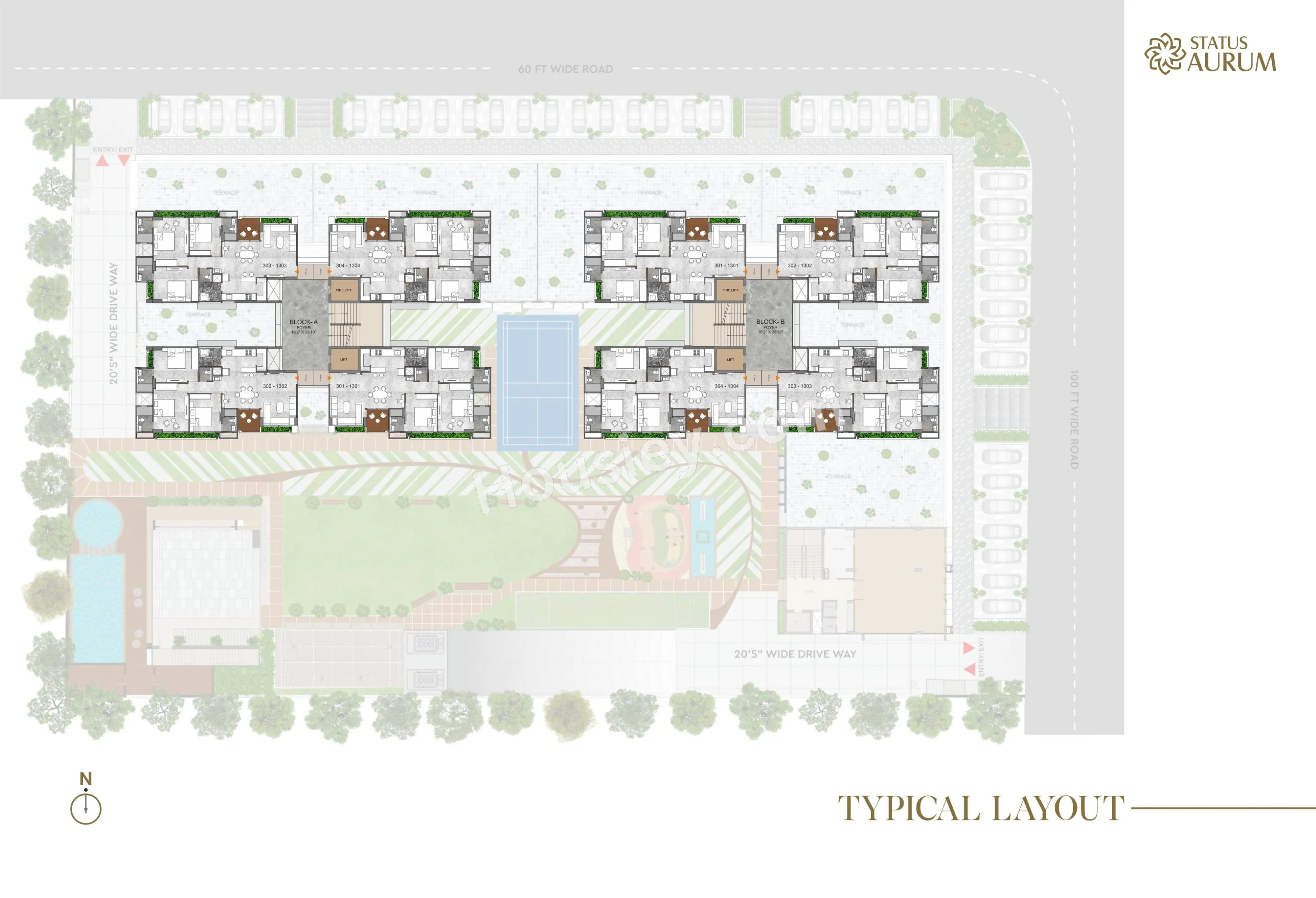 Status Aurum Floor plan 2