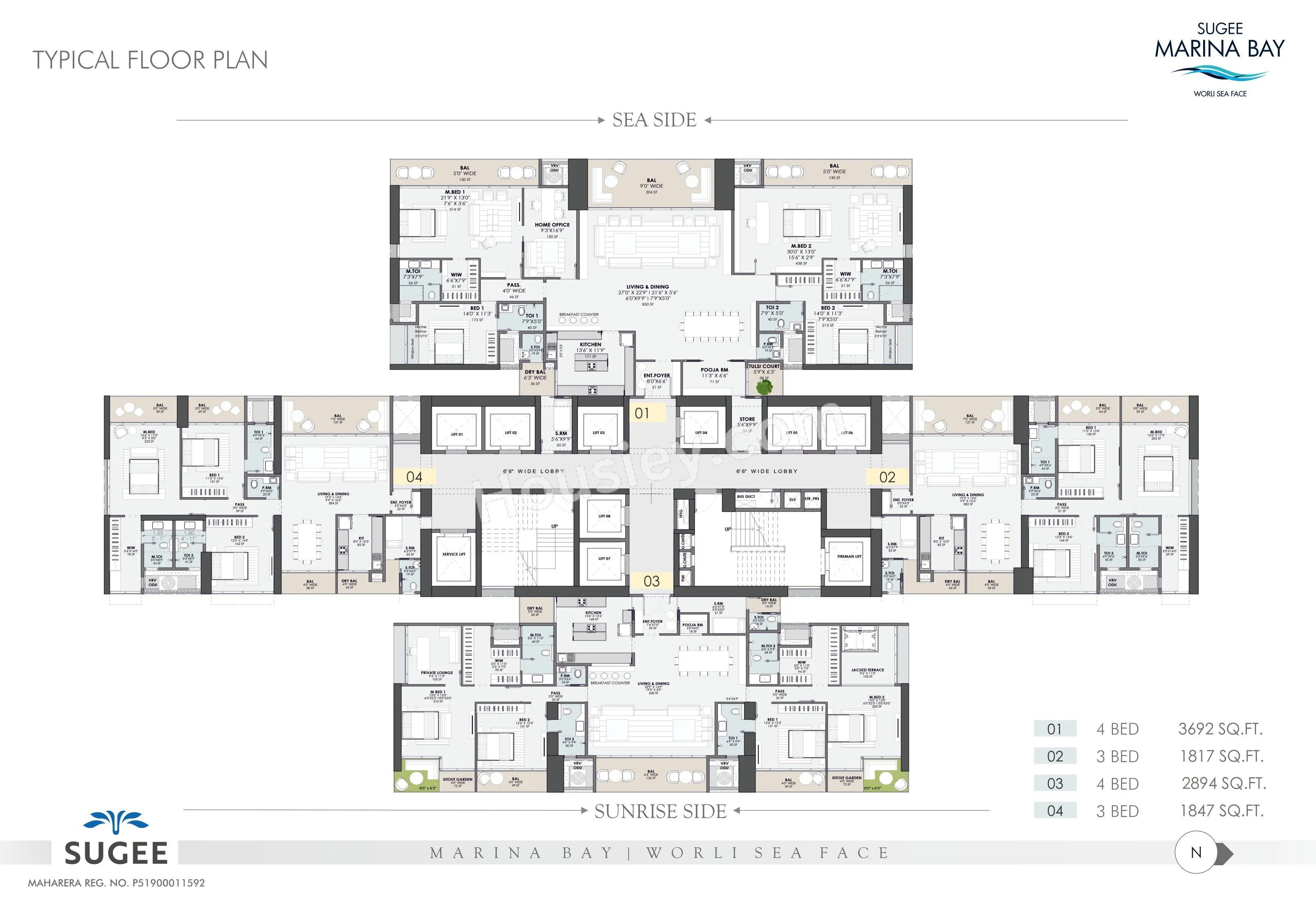 Sugee Marina Bay Floor plan 2