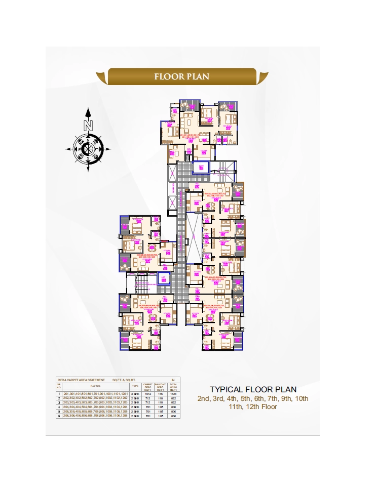 Sukhwani Araya Floor plan 2