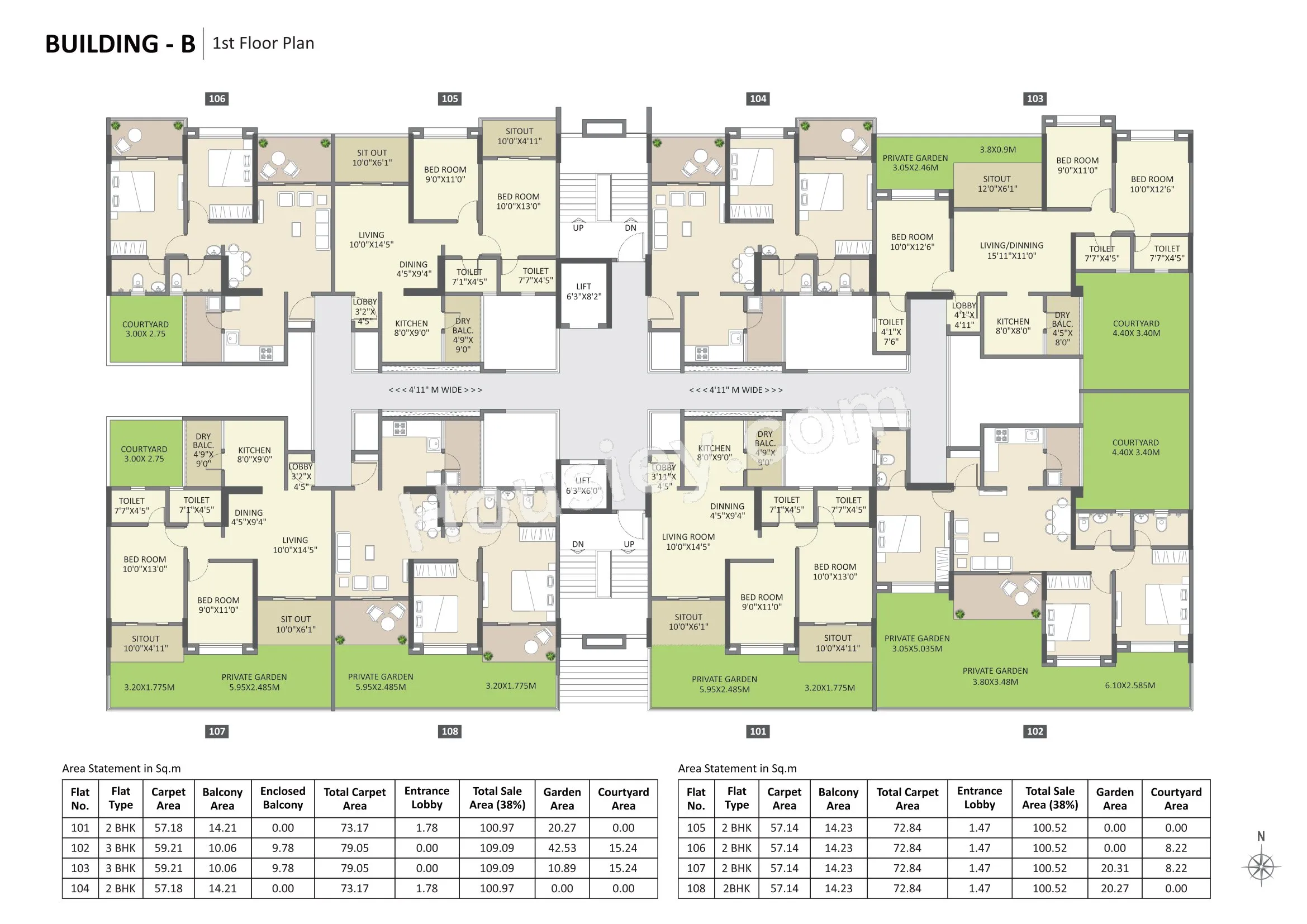 Sukhwani Hermosa Casa Floor plan 4