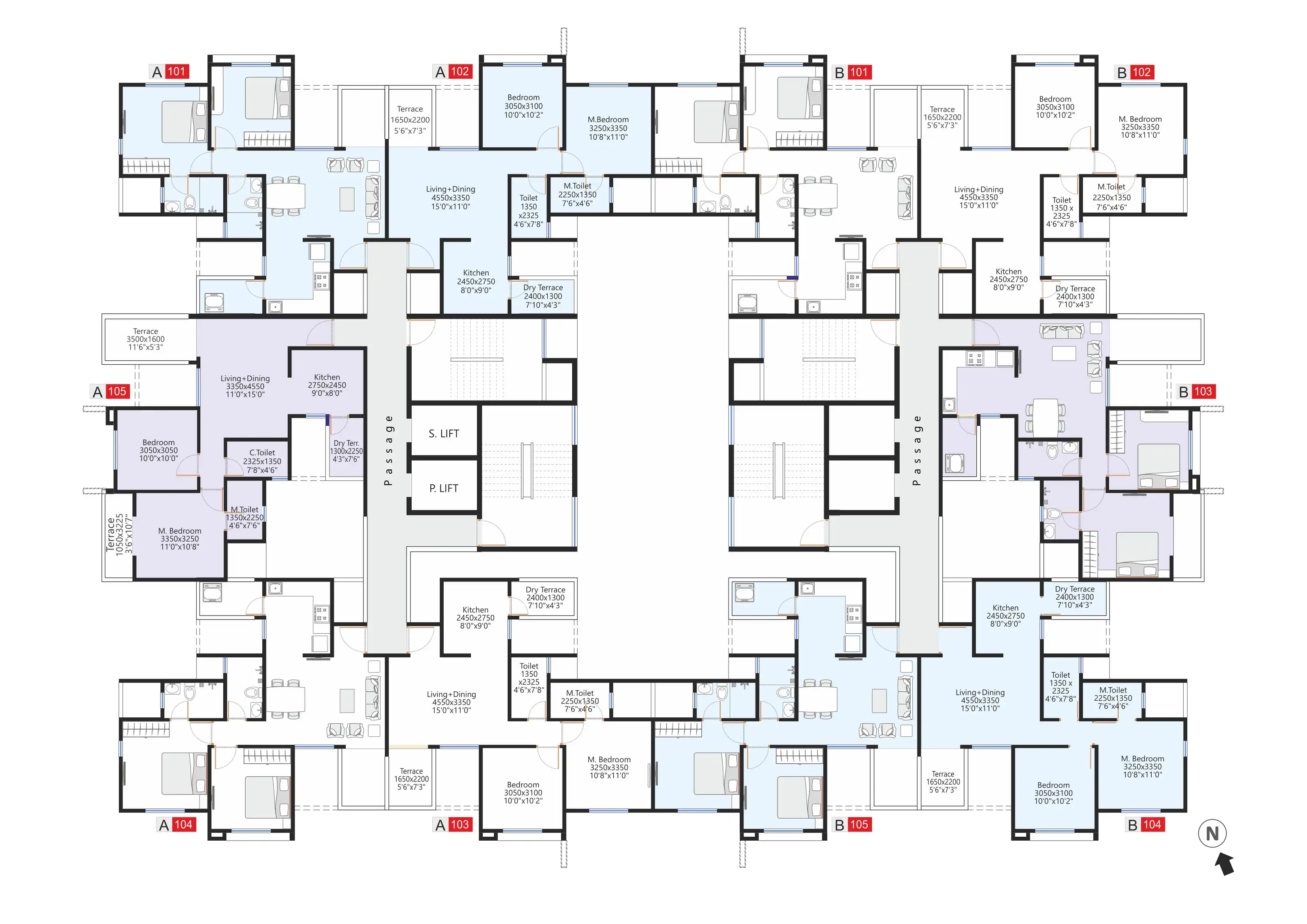 Sukhwani Highlands Floor plan 3