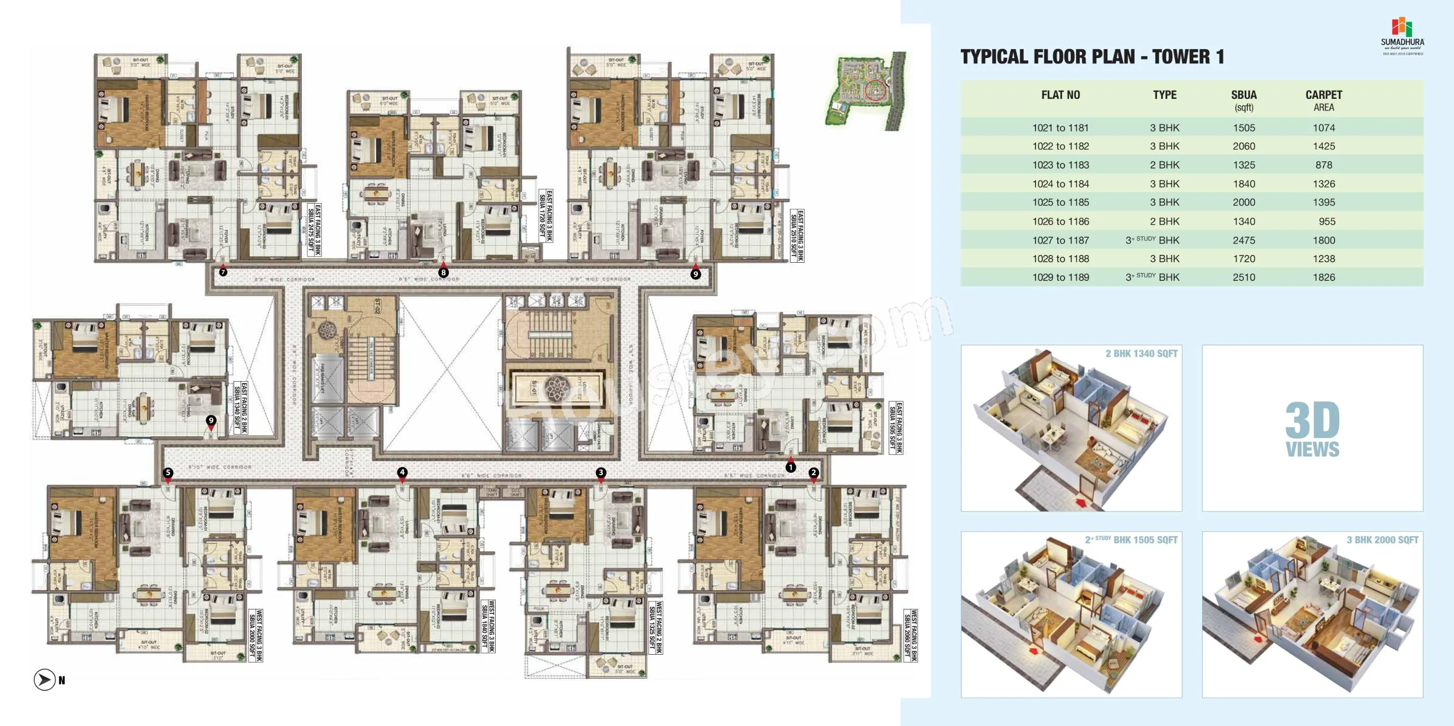 Sumadhura Horizon Floor plan 2