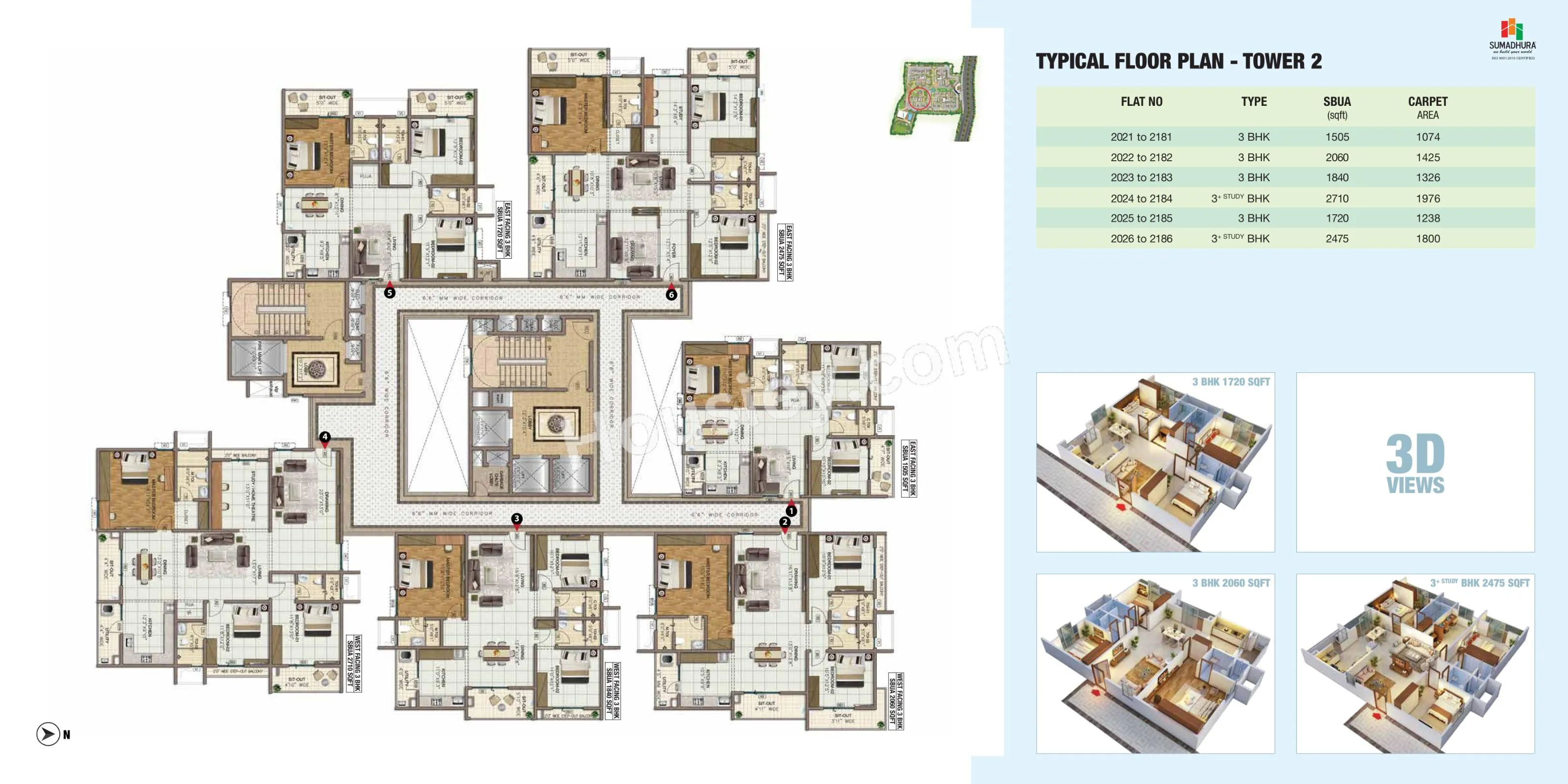 Sumadhura Horizon Floor plan 1