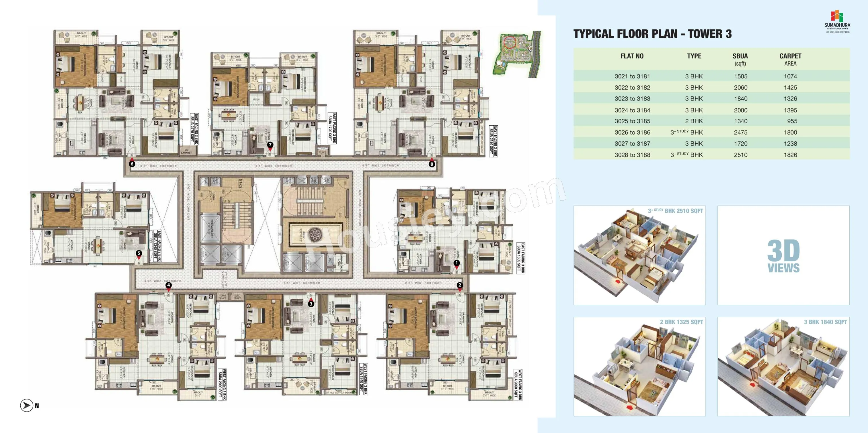 Sumadhura Horizon Floor plan 3
