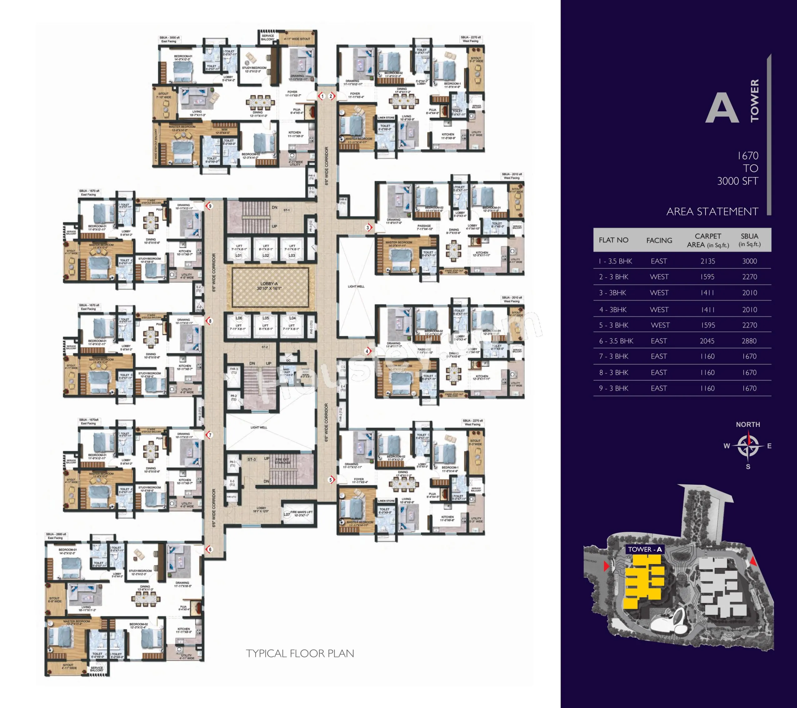 Sumadhura Olympus Floor Plan