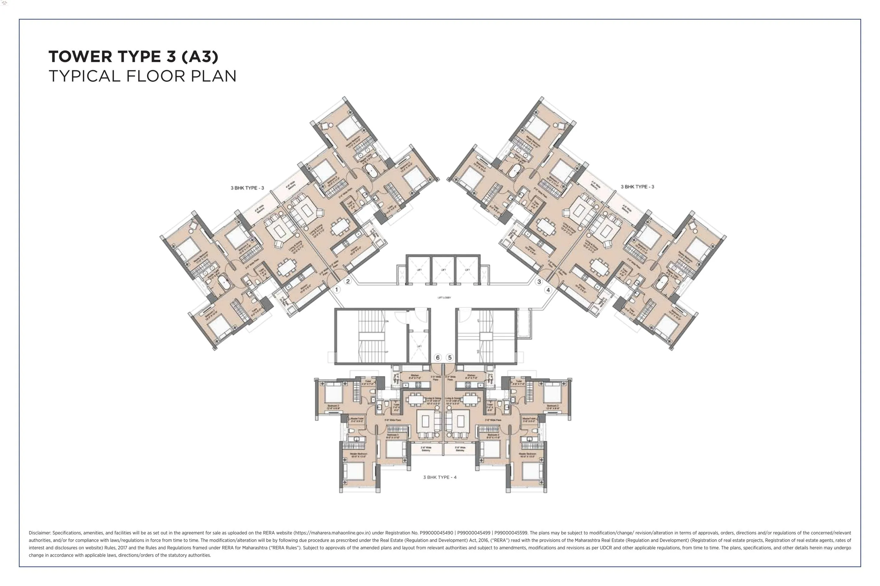 Sunteck Beach Residences Floor plan 2
