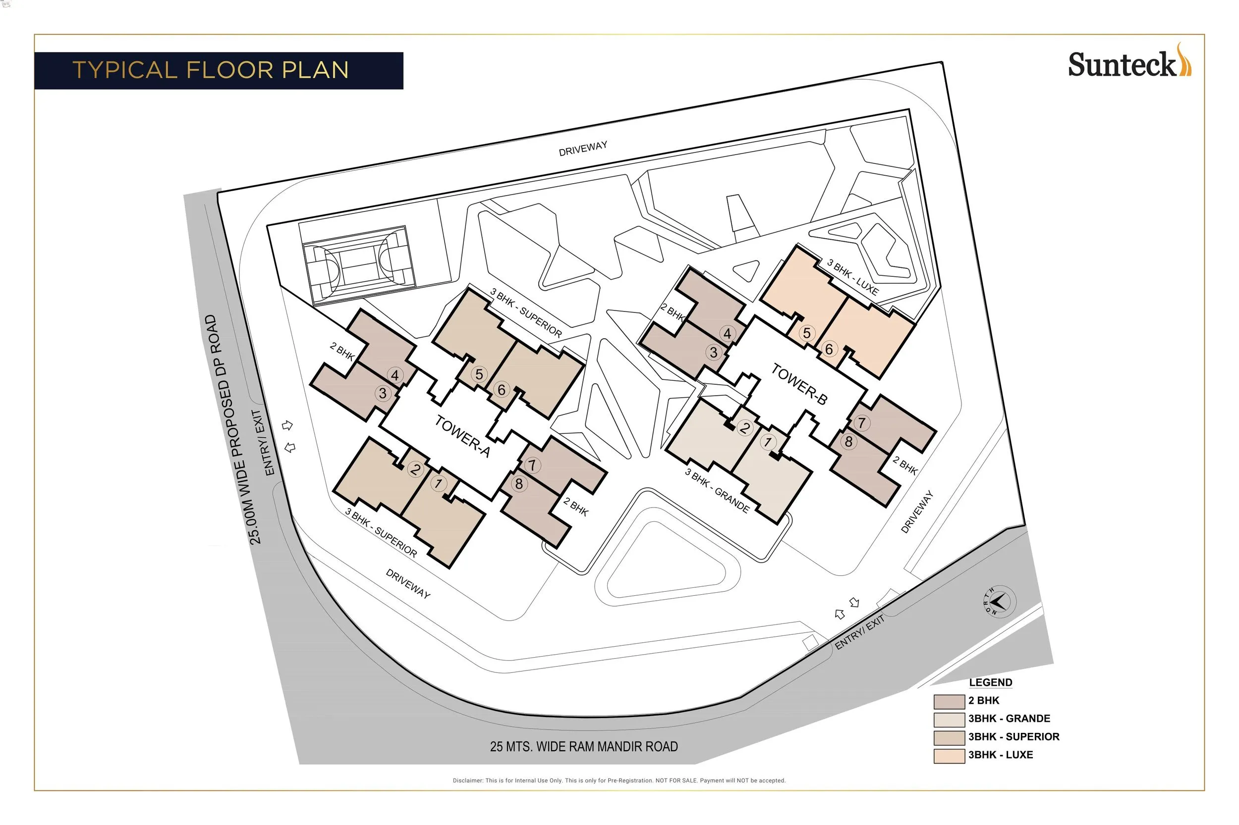 Sunteck City 4th Avenue Floor plan 3
