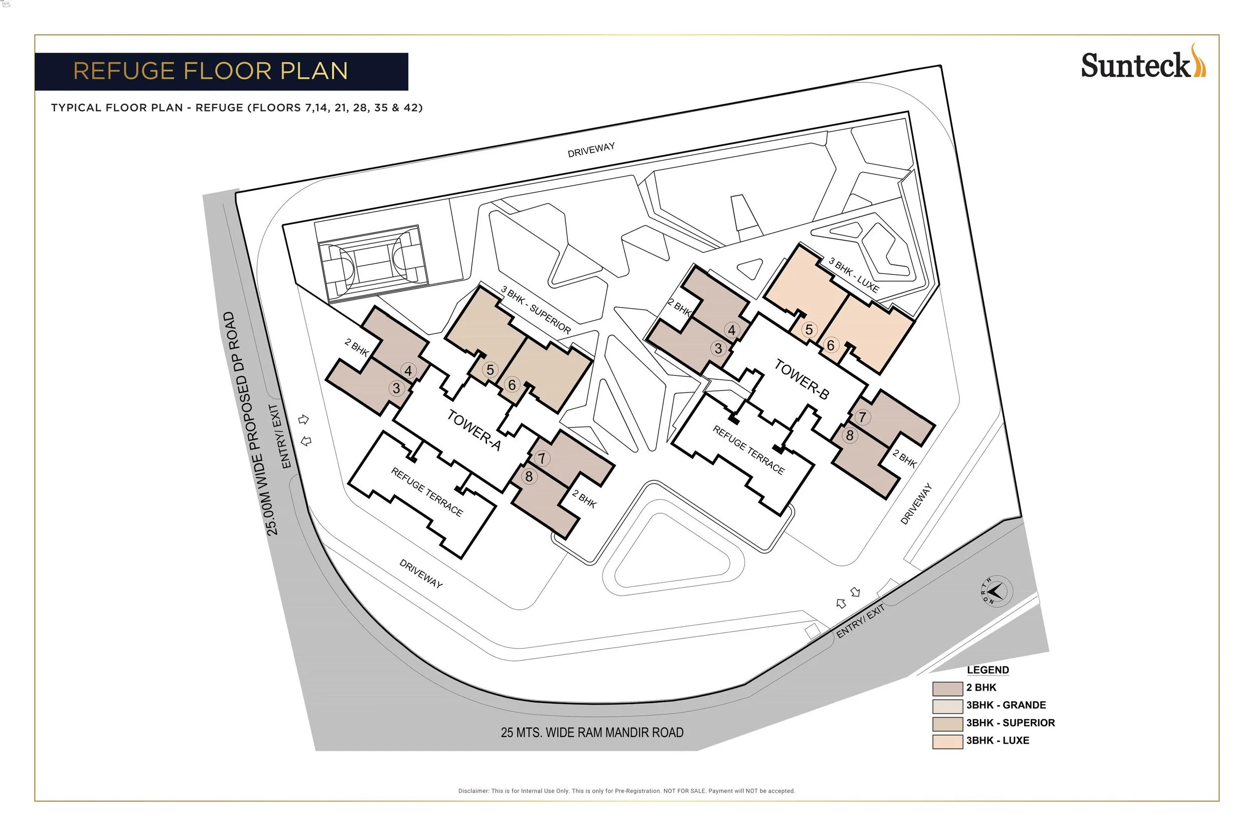 Sunteck City 4th Avenue Floor plan 4