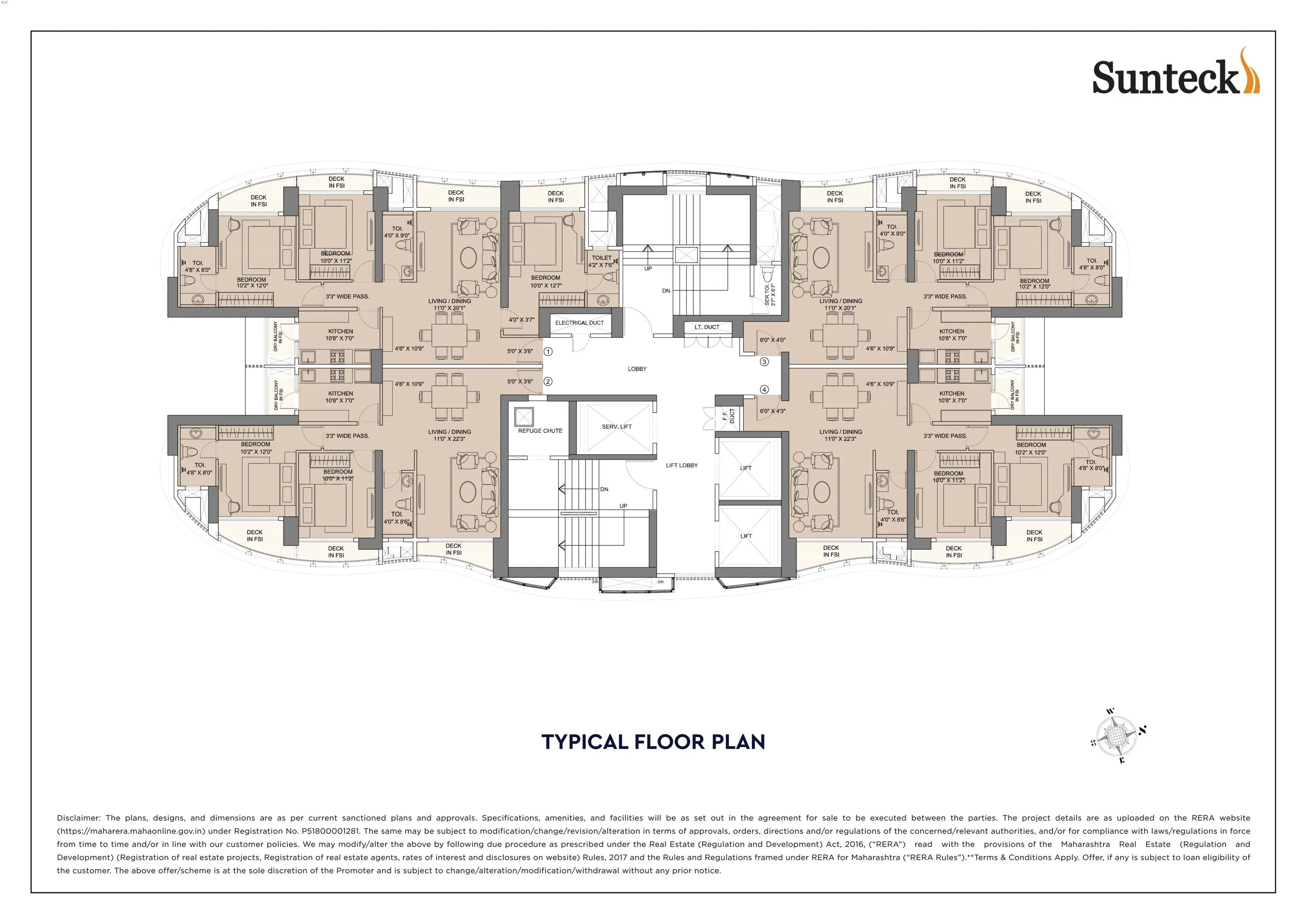 Sunteck City Avenue 1 Master Plan