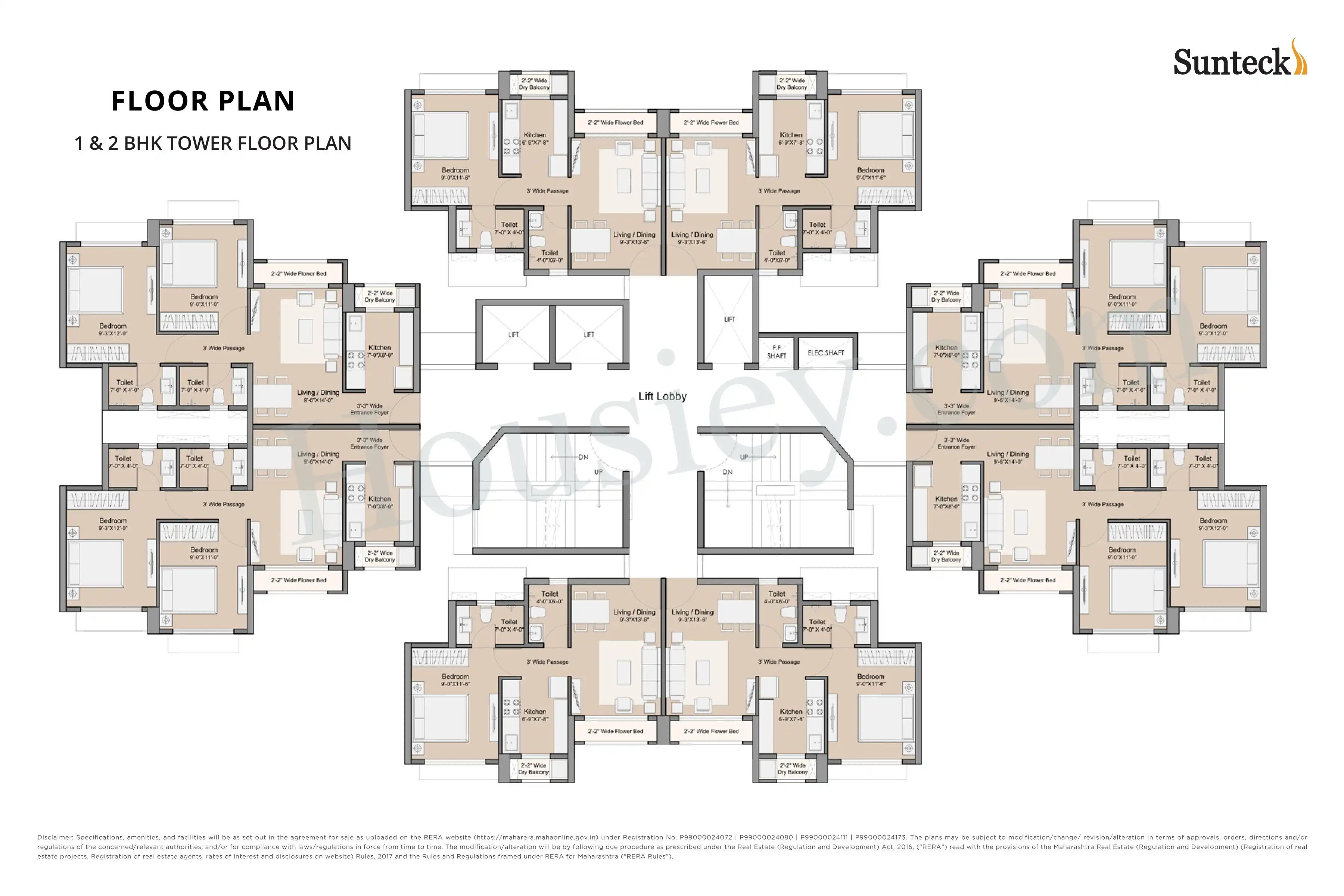 Sunteck Maxx World Floor plan 2