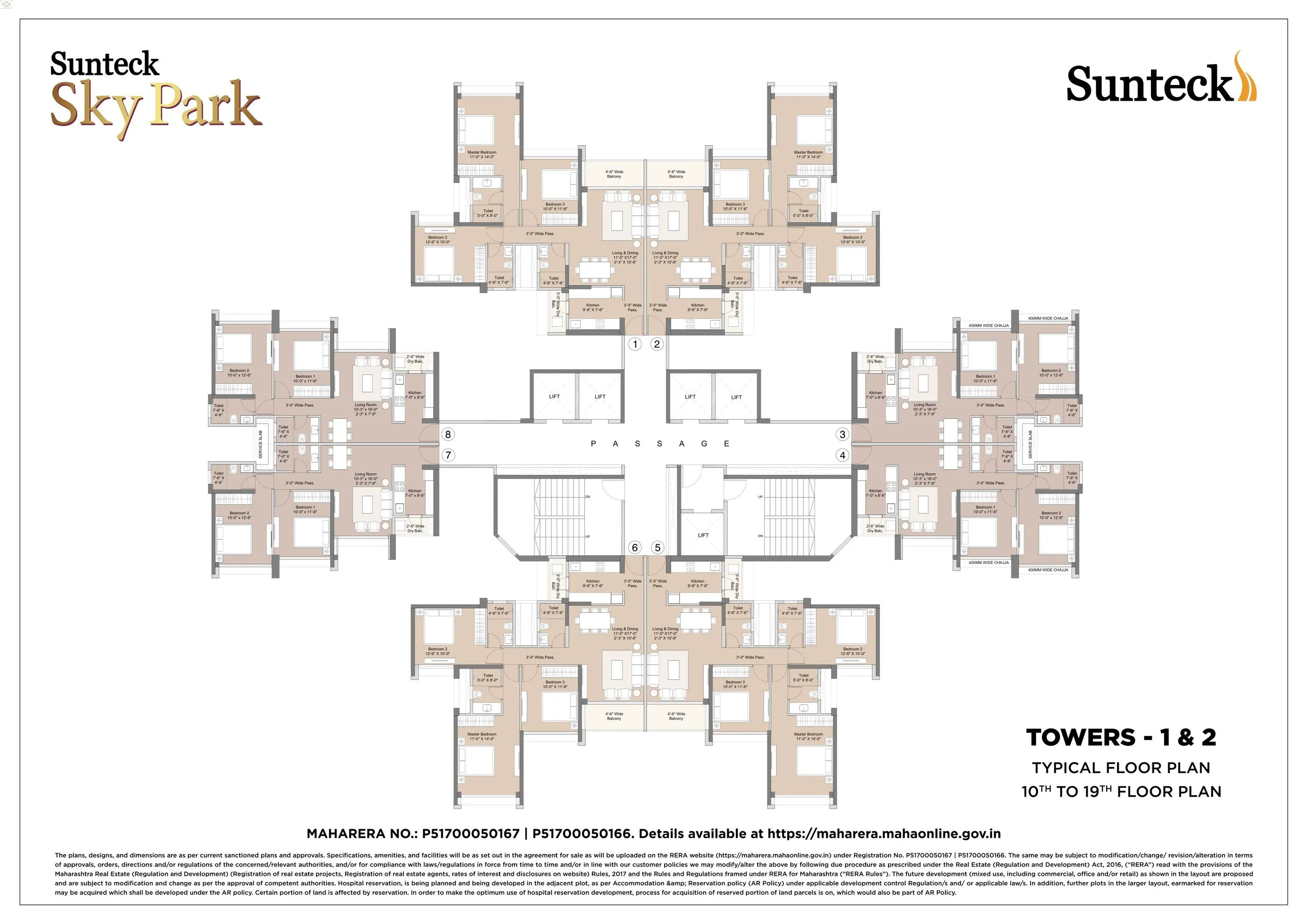 Sunteck Sky Park Floor plan 2