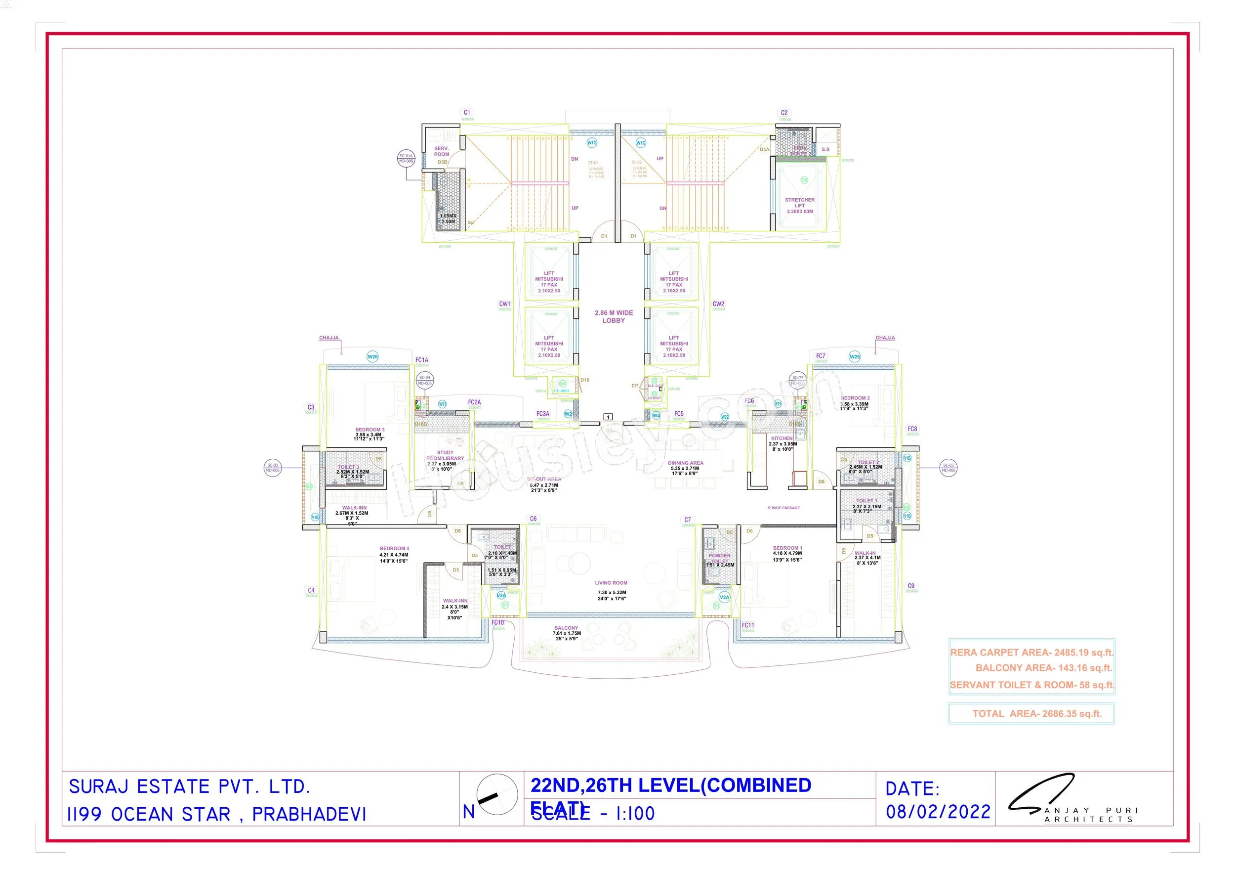Suraj Ocean Star Floor plan 3