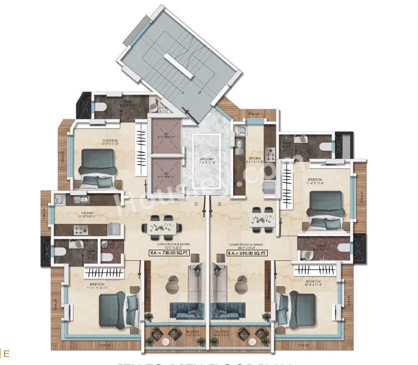 Svarna Rose Mary Floor Plan