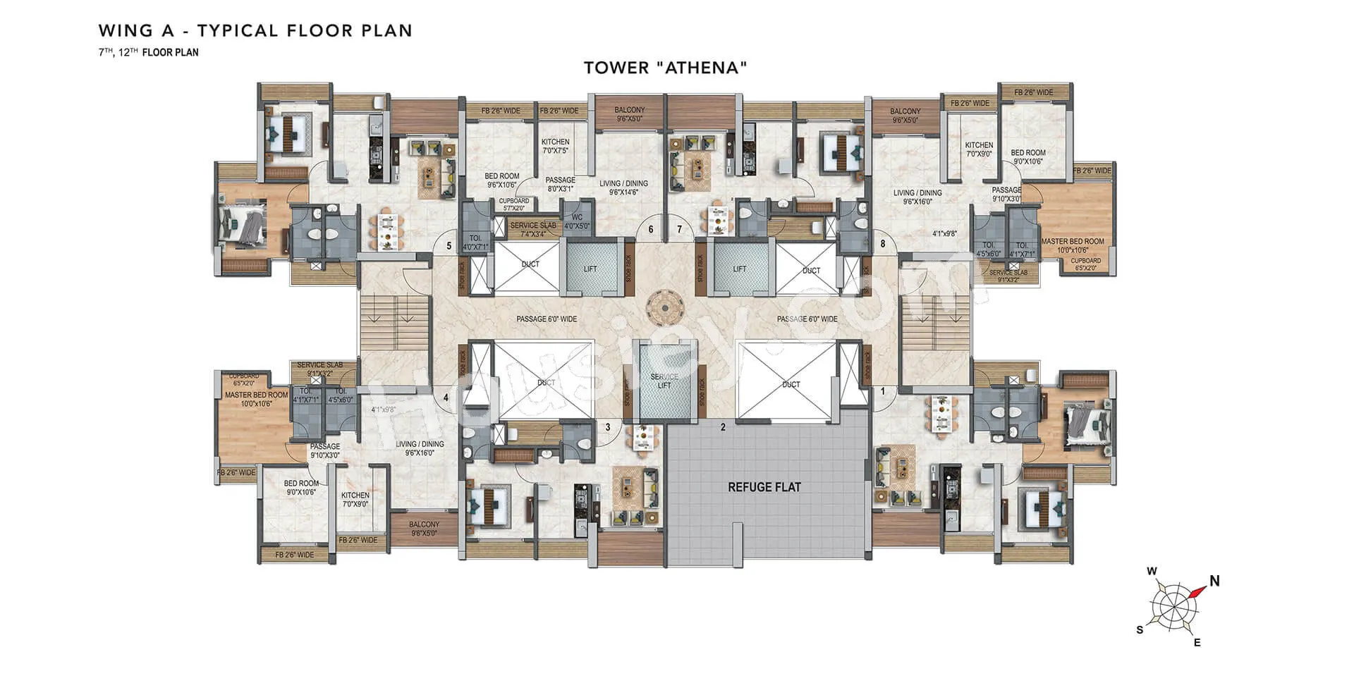 Swaminarayan City Floor plan 2
