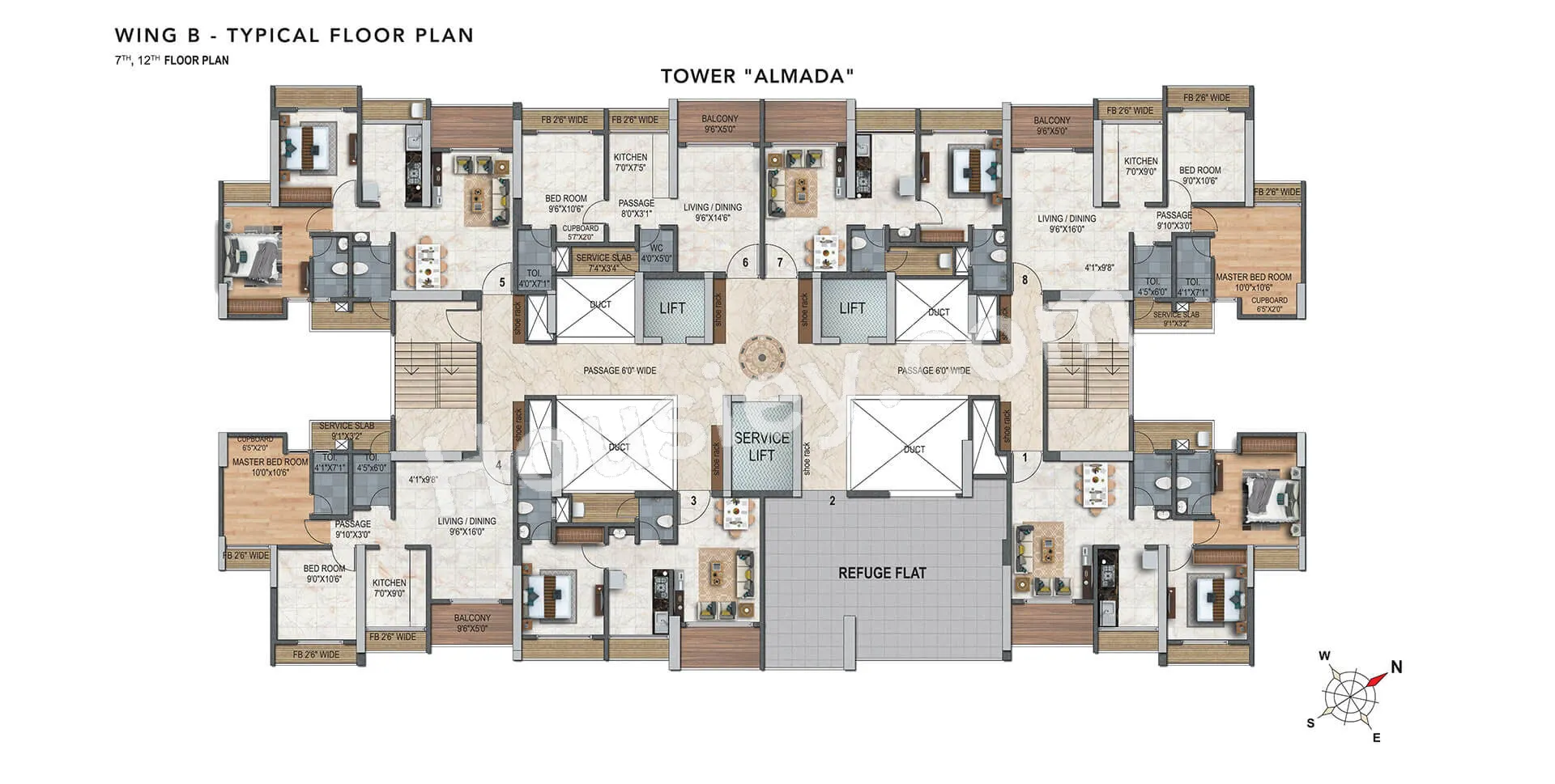 Swaminarayan City Floor plan 3