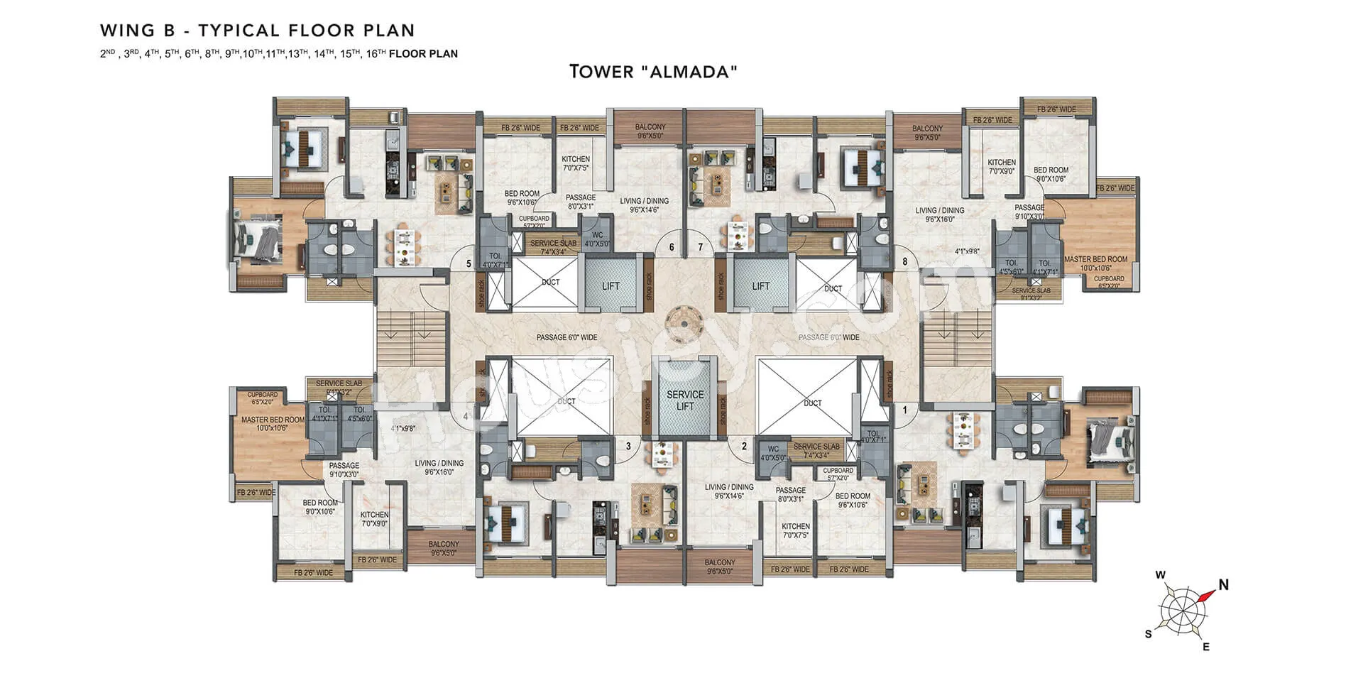 Swaminarayan City Floor plan 4