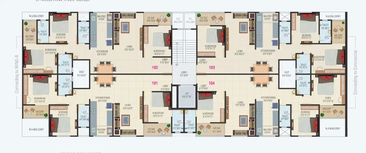 Swaraj Paradise Floor plan 1