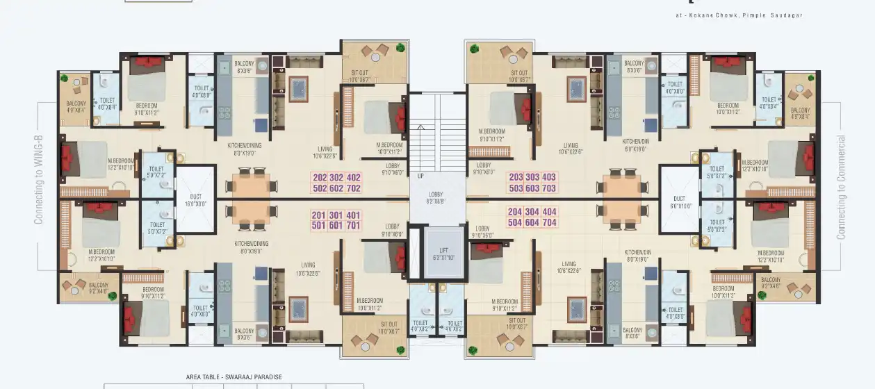 Swaraj Paradise Floor plan 2