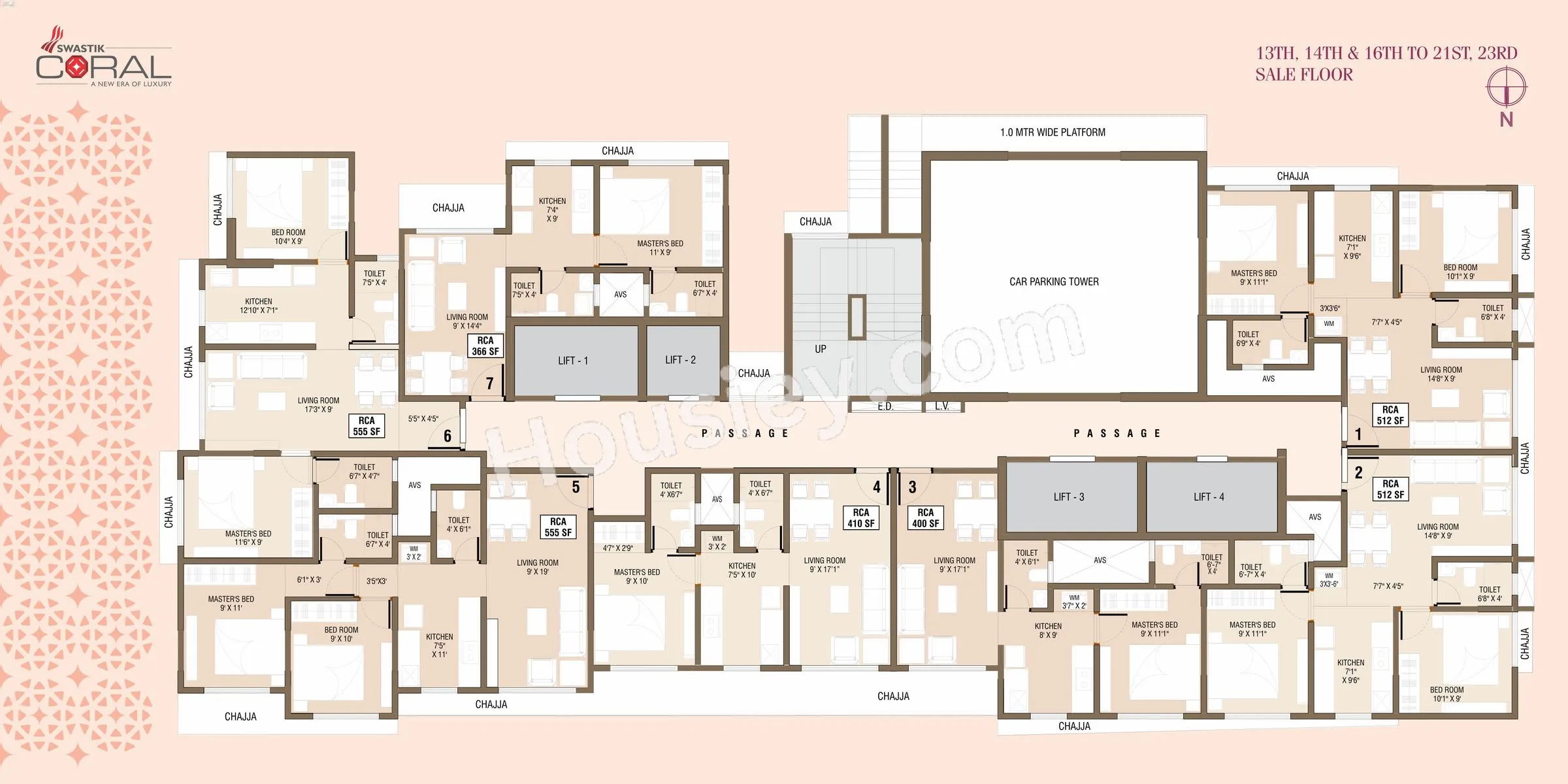 Swastik Coral Floor Plan