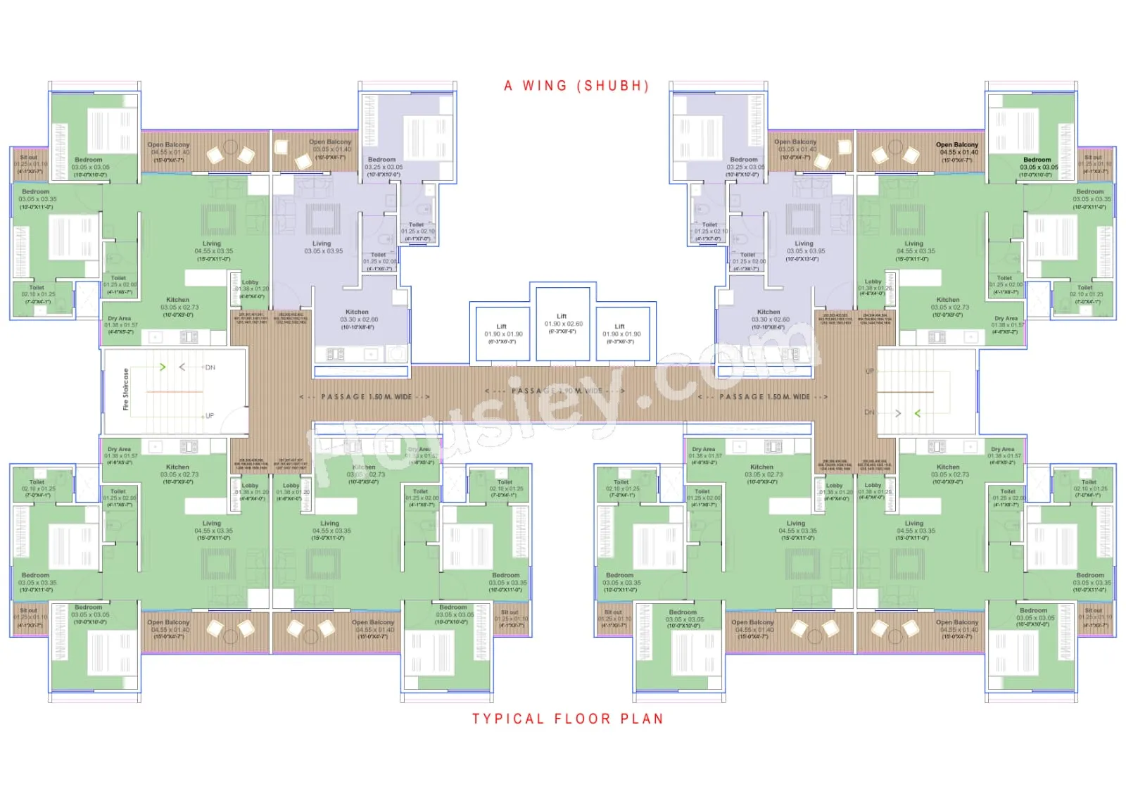 Swastik Twin Tower Floor plan 2