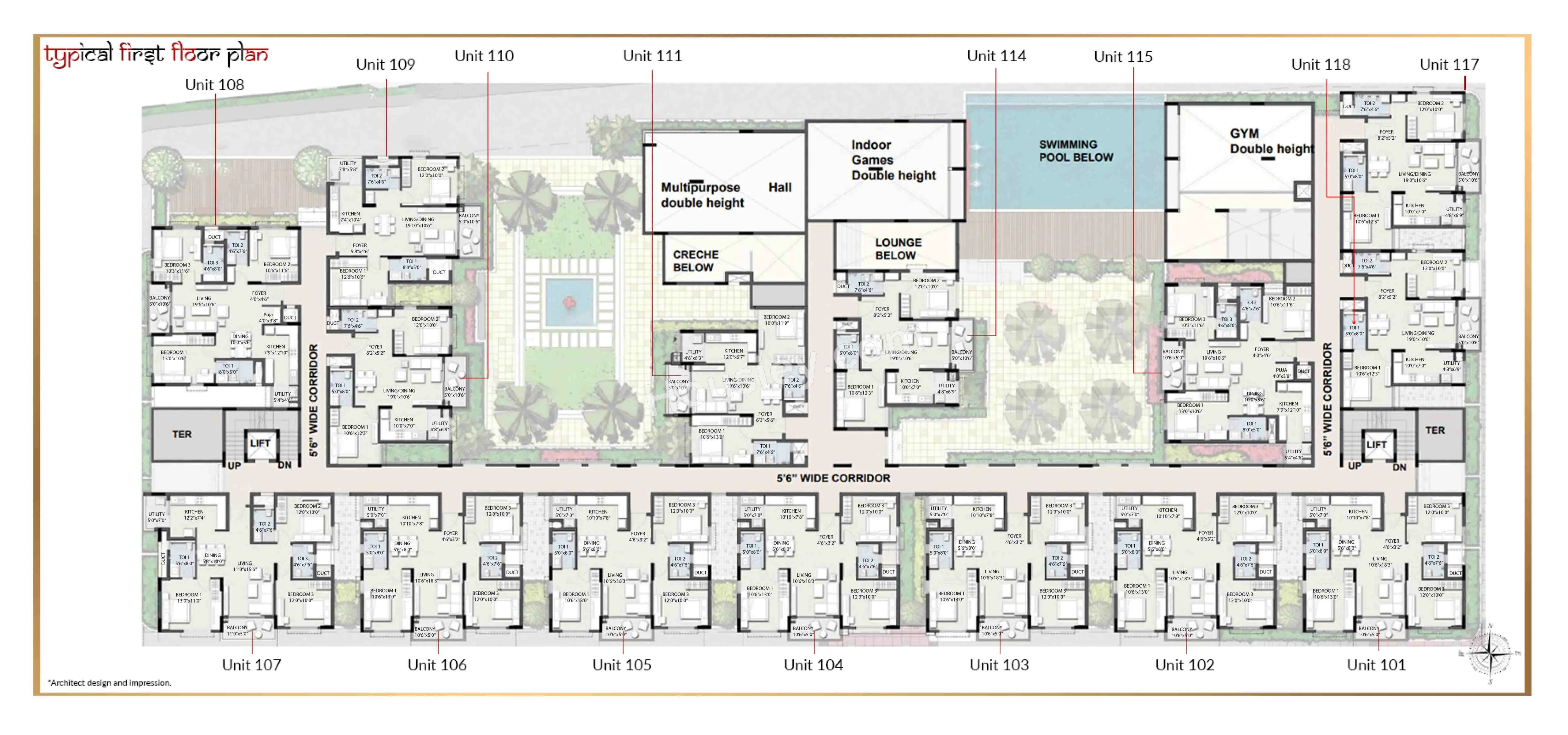 TG Heritage Floor plan 1