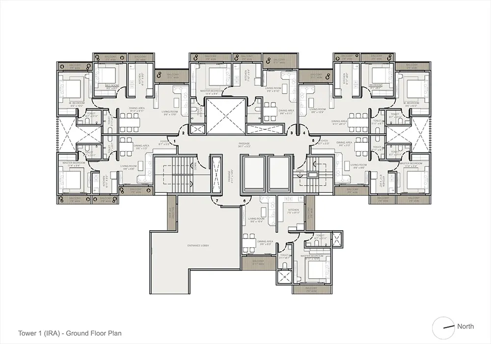Techton Akhand Floor plan 2