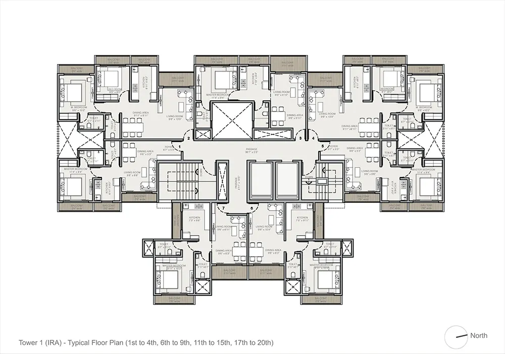 Techton Akhand Floor plan 3