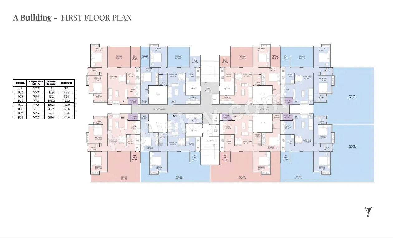 Teerth Avila Floor plan 1