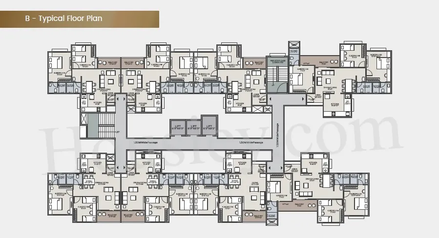 The 4th Axis Punawale Floor plan 1