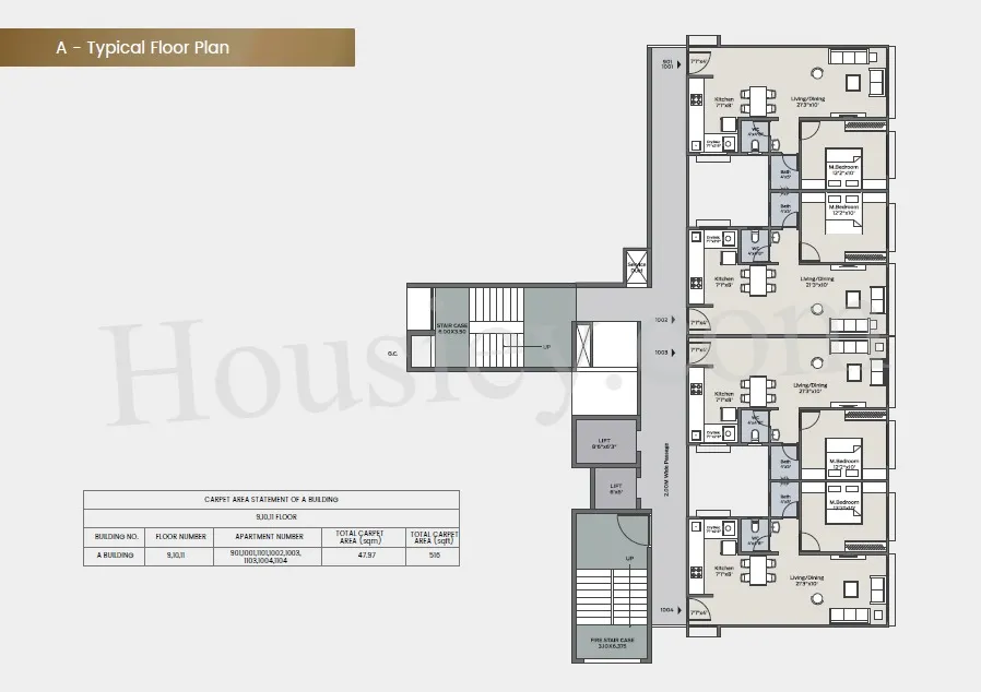 The 4th Axis Punawale Floor plan 3