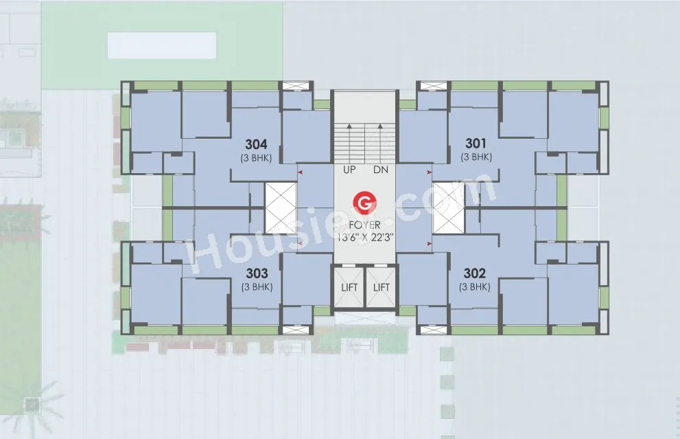 The Green Parmeshwar Floor plan 3