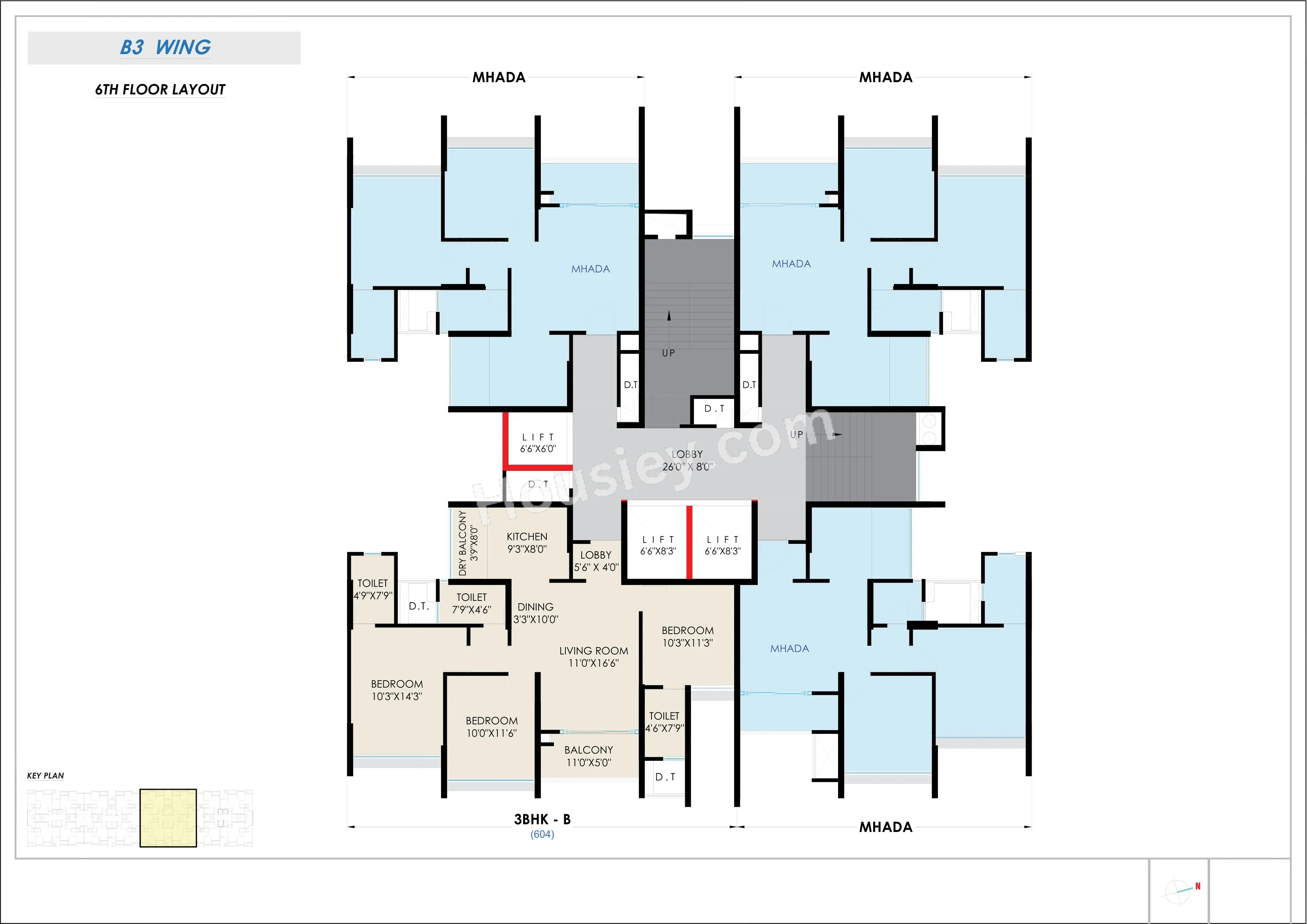 The Rising Floor plan 4