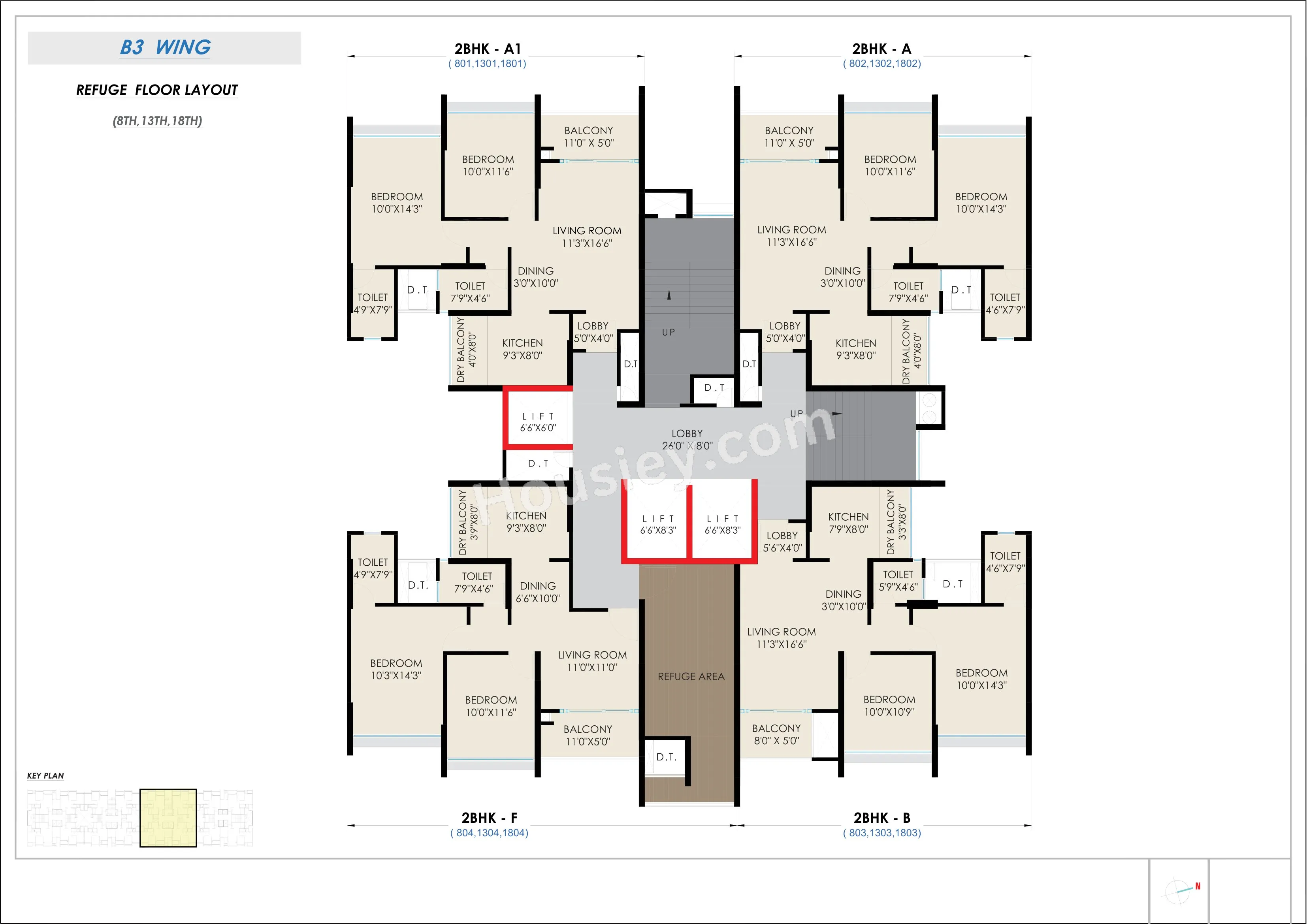 The Rising Floor plan 6