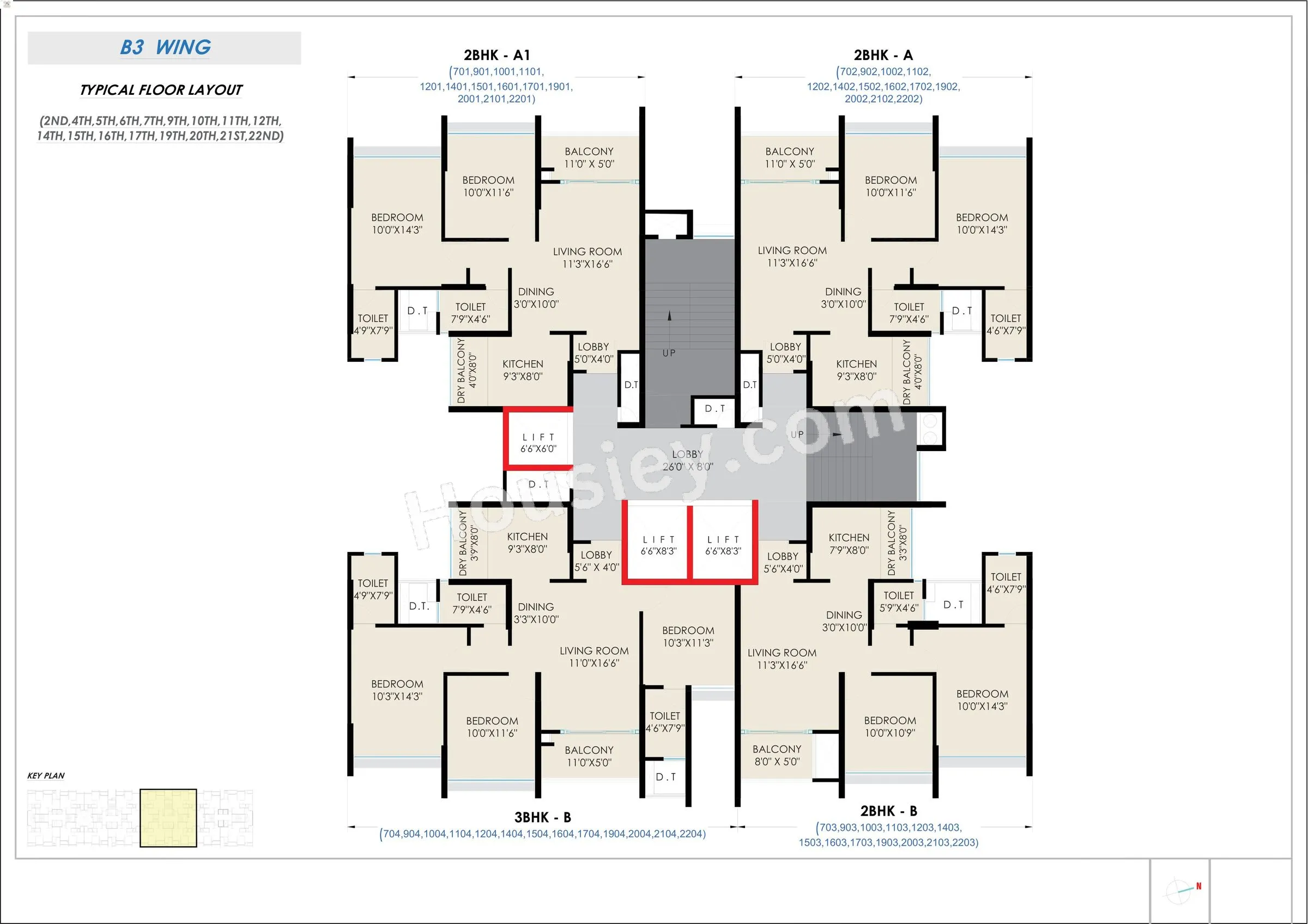 The Rising Floor plan 5