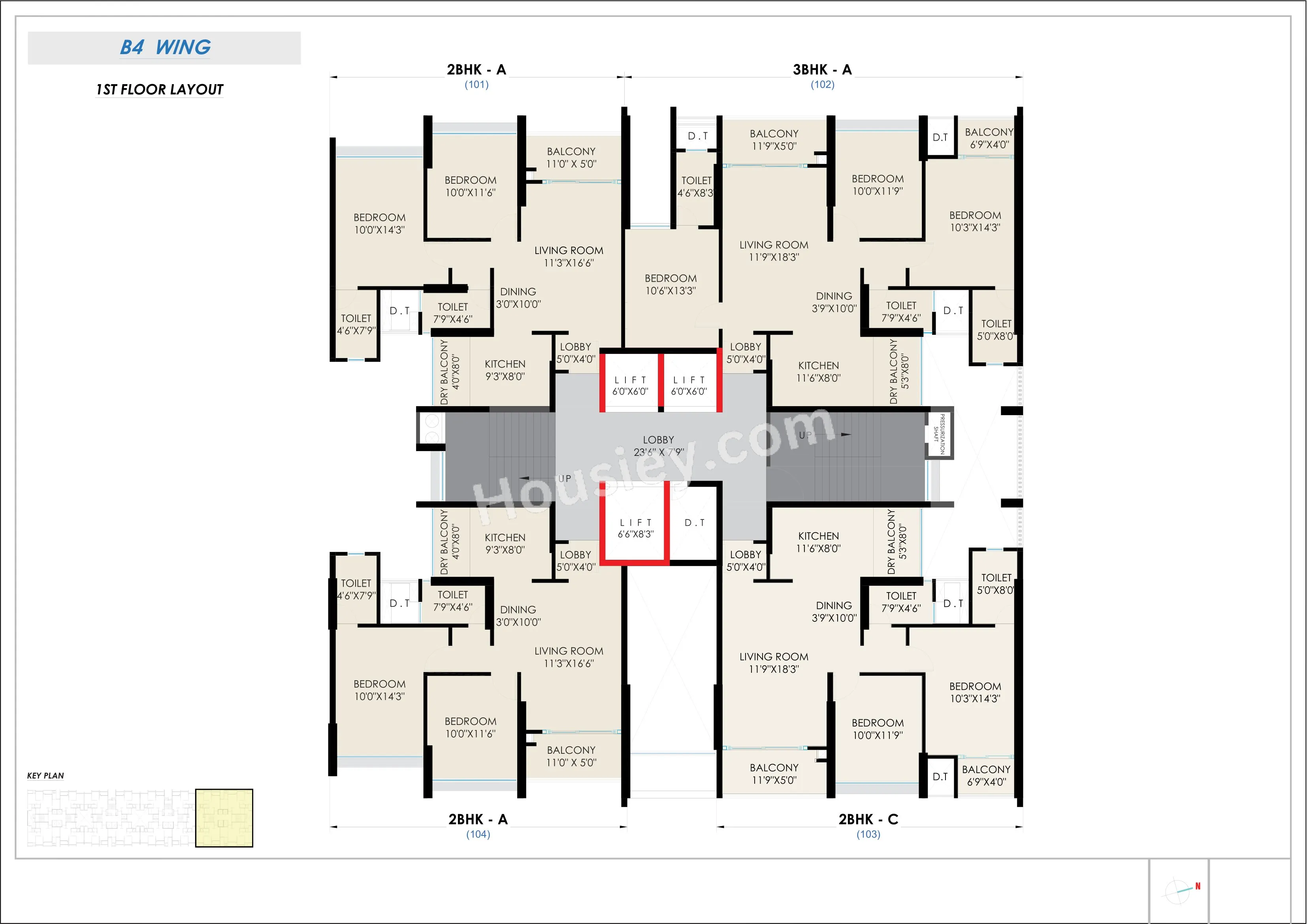 The Rising Floor plan 7